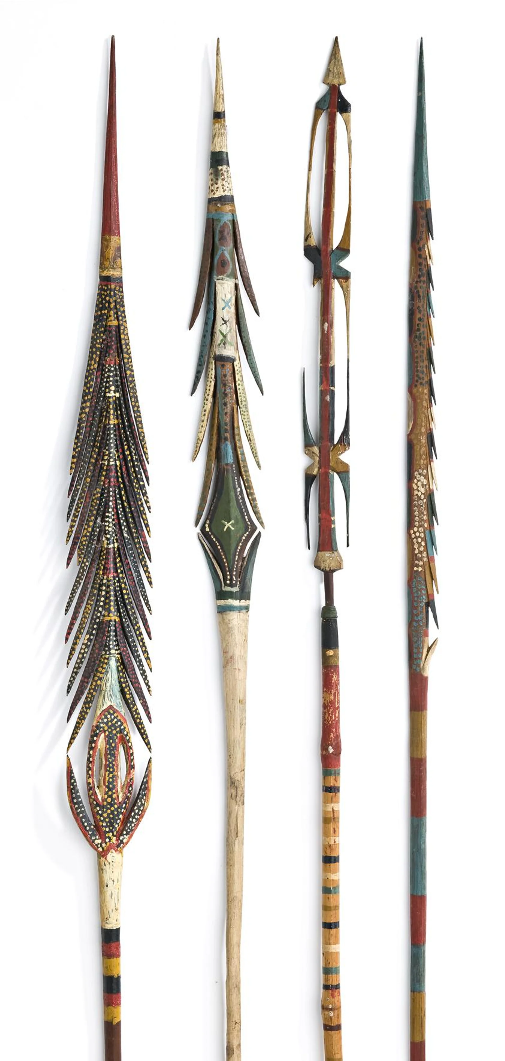 A COLLECTION OF SIX SPEARS