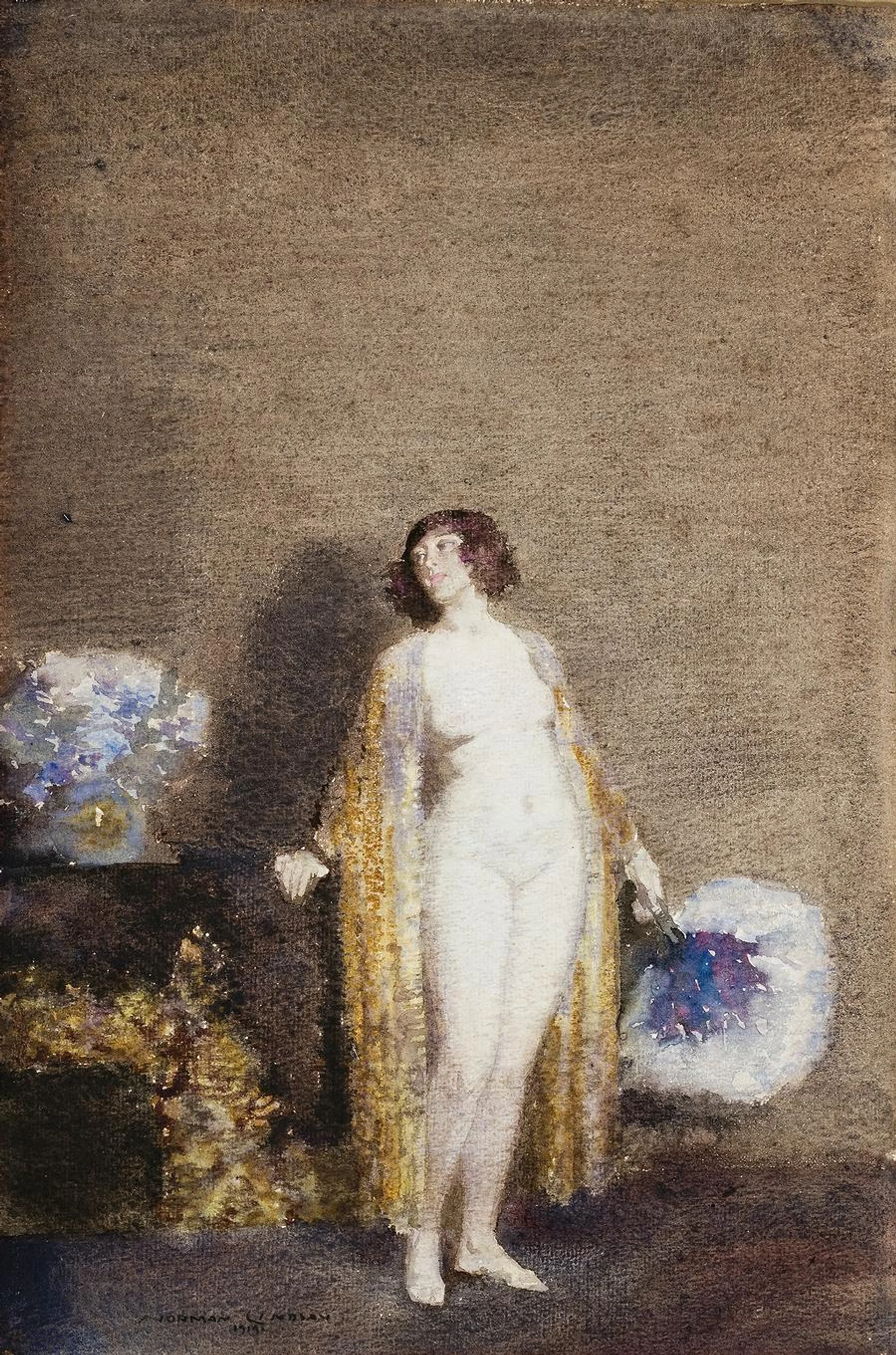 THE YELLOW ROBE (THE BLUE FAN)