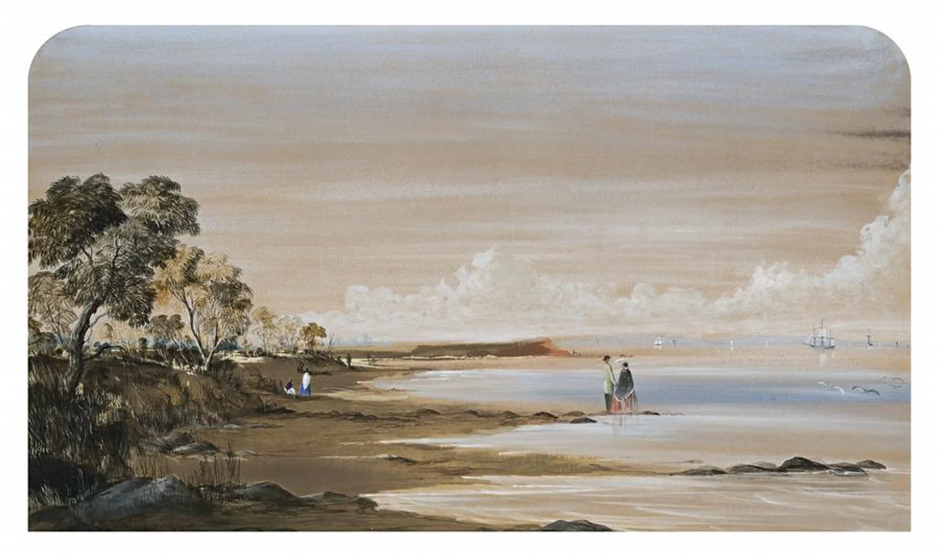VIEW TOWARDS RED BLUFF, POINT ORMOND