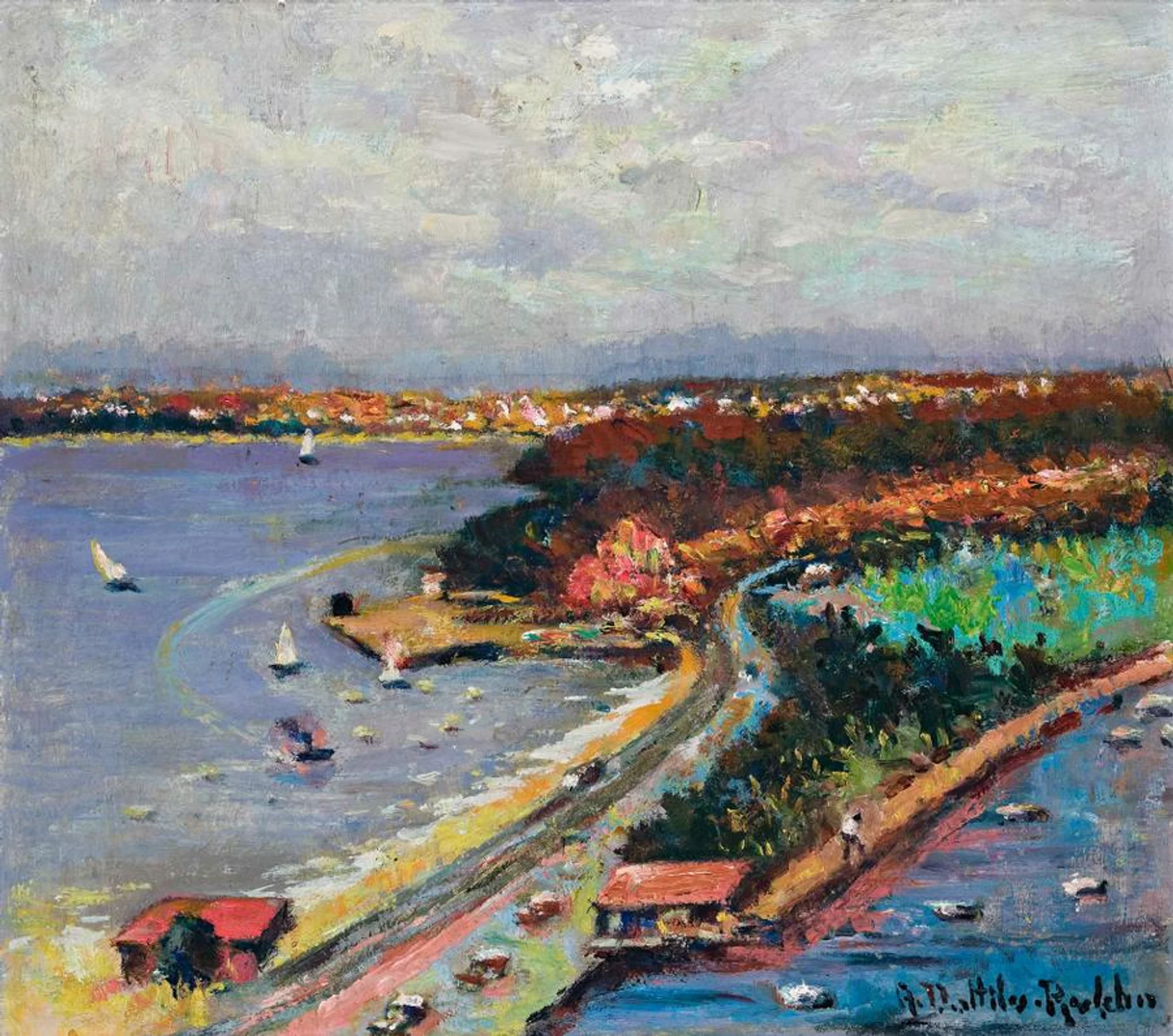 APPROACH TO SPIT BRIDGE