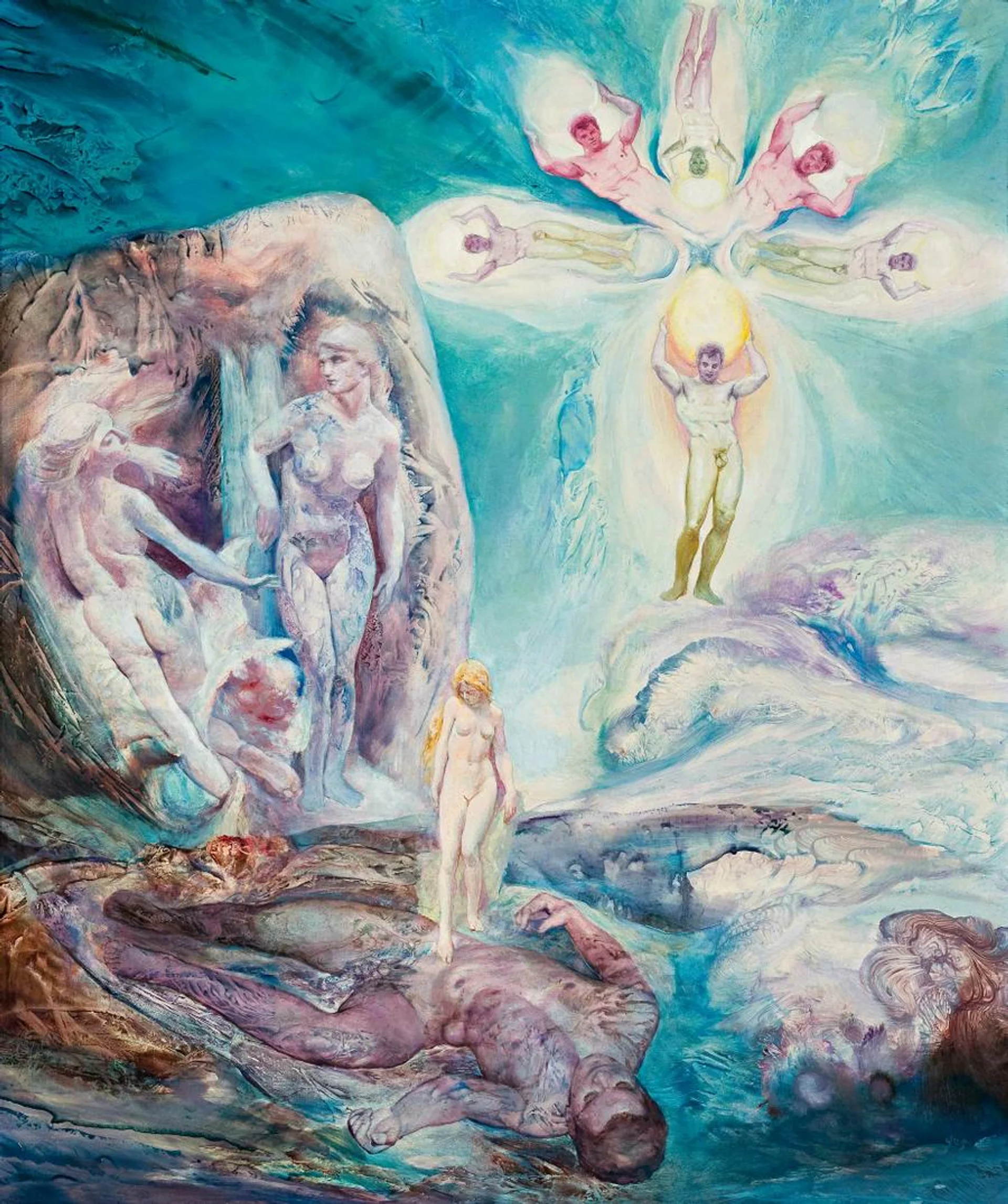 PRIMAVERA EMERGING FROM THE ROCK