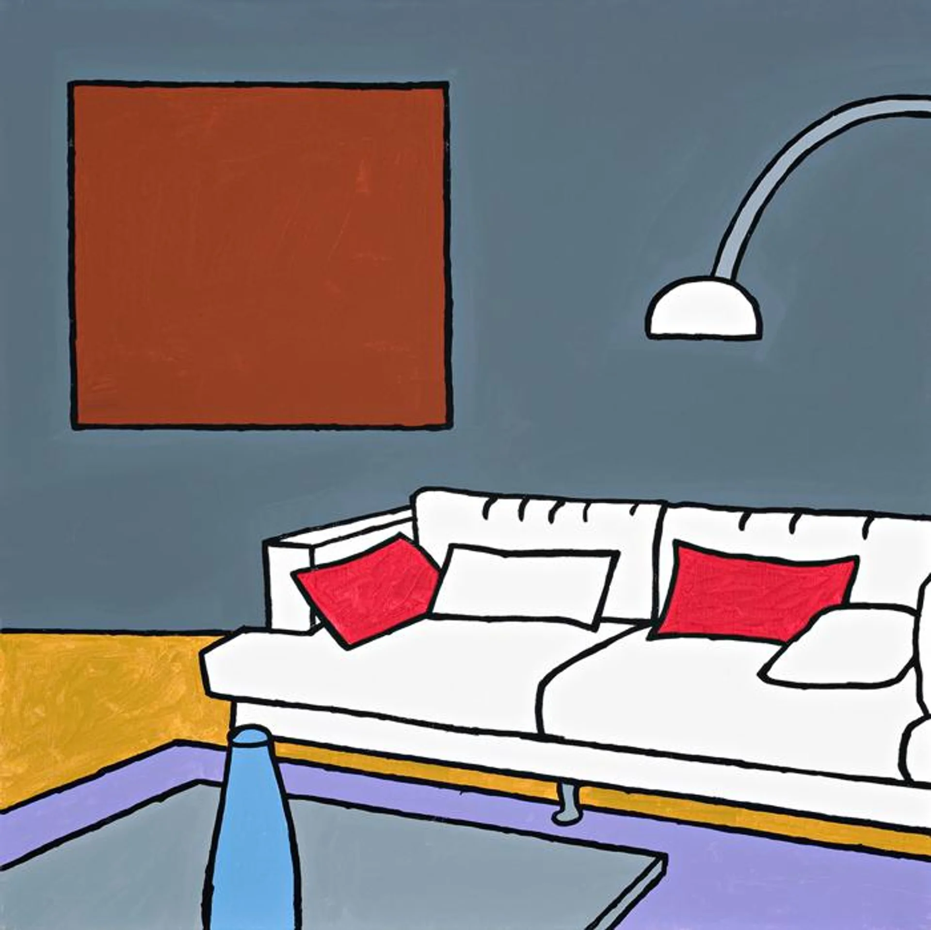 JOHN CITIZEN: INTERIOR (ARCO LAMP)