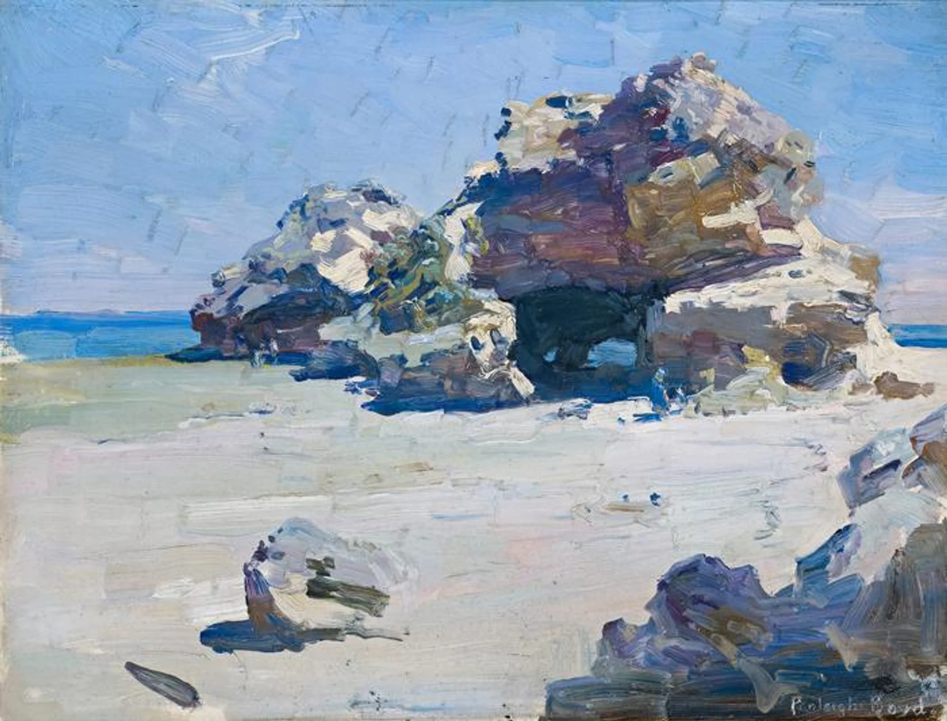 LONDON BRIDGE ROCK, BACK BEACH, PORTSEA