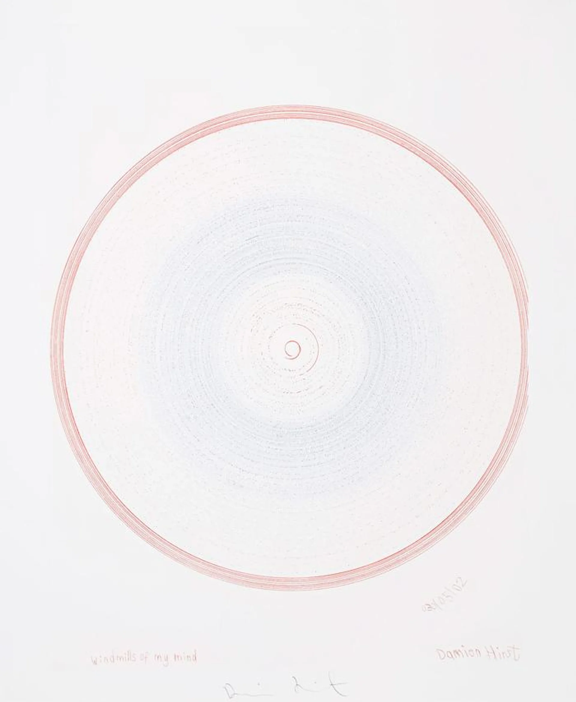 WINDMILLS OF MY MIND (FROM SUITE OF 14 PRINTS “IN A SPIN/THE ACTION OF THE WORLD ON THINGS II”)
