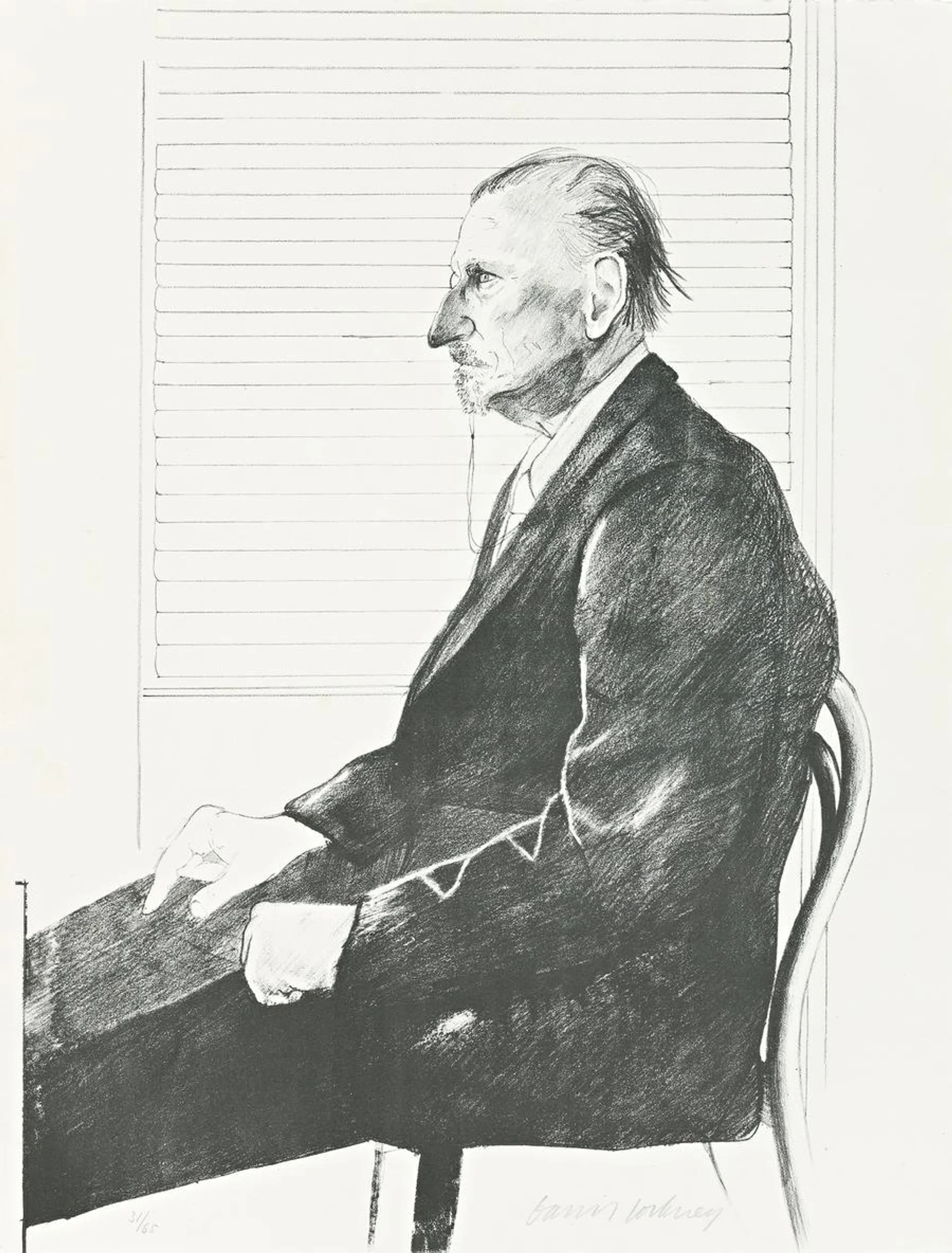 THE PRINT COLLECTOR (PORTRAIT OF FELIX H. MAN)