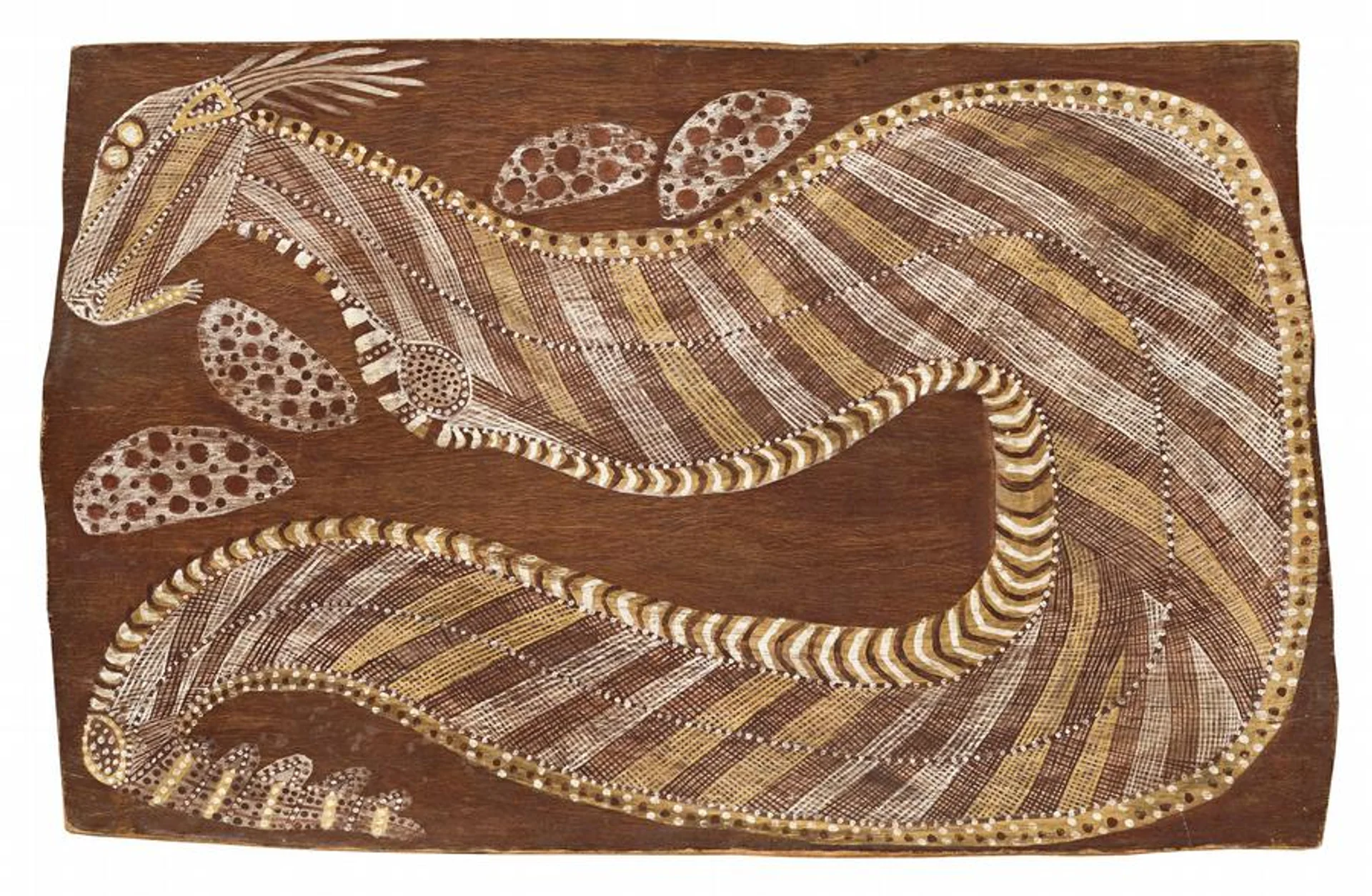 NGALOYD, RAINBOW SERPENT AND EGGS