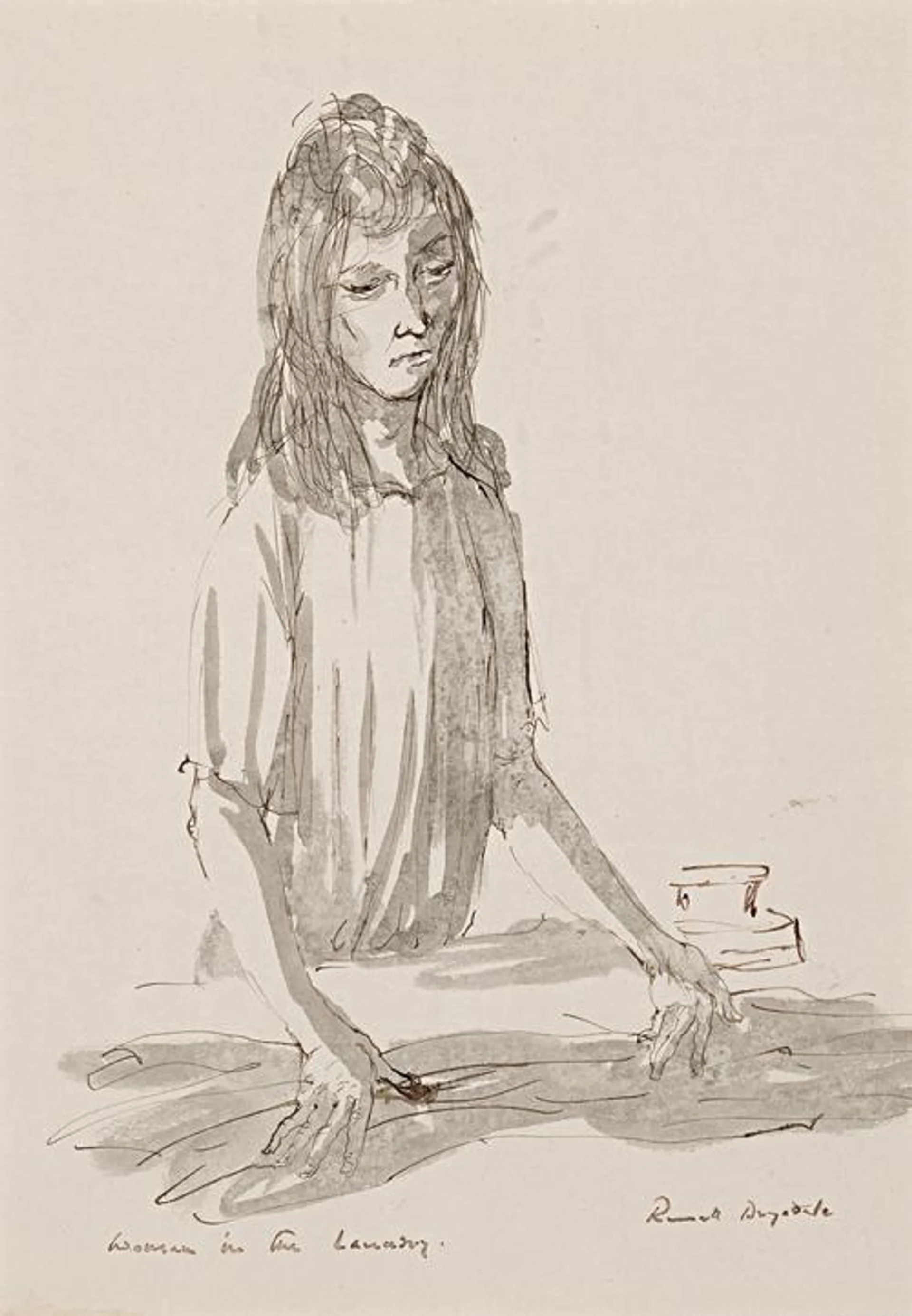 WOMAN IN THE LAUNDRY