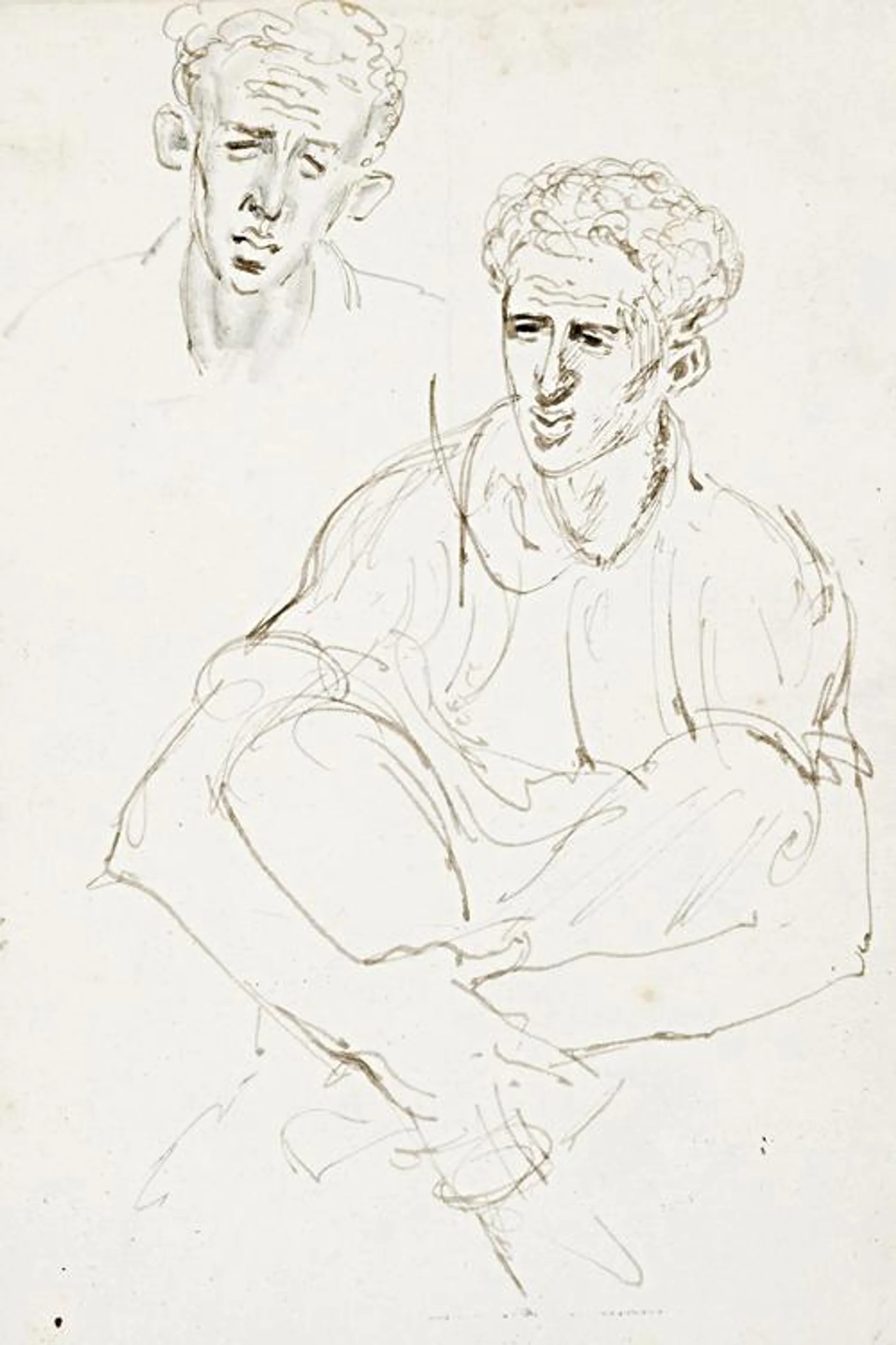 GROUP OF NINE FIGURE STUDIES