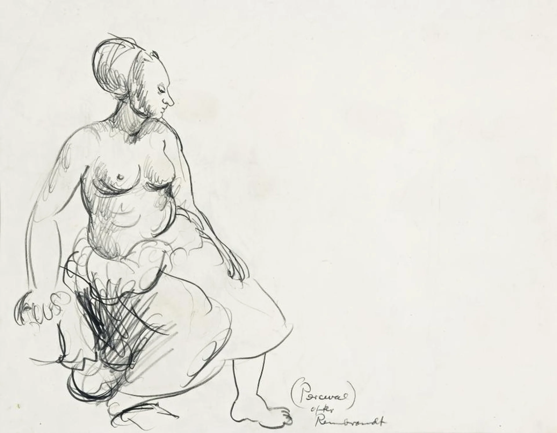 NUDE (AFTER REMBRANDT)