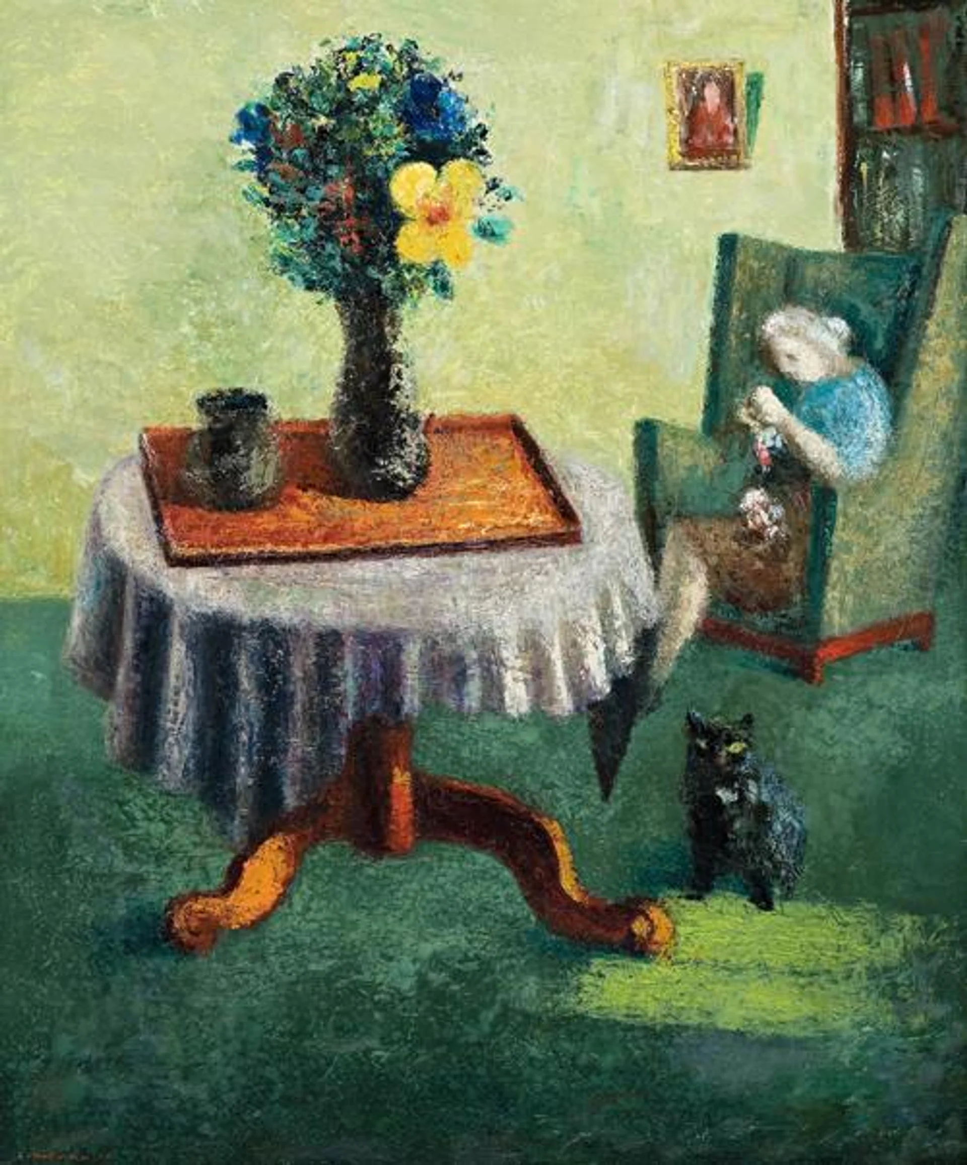INTERIOR WITH CAT