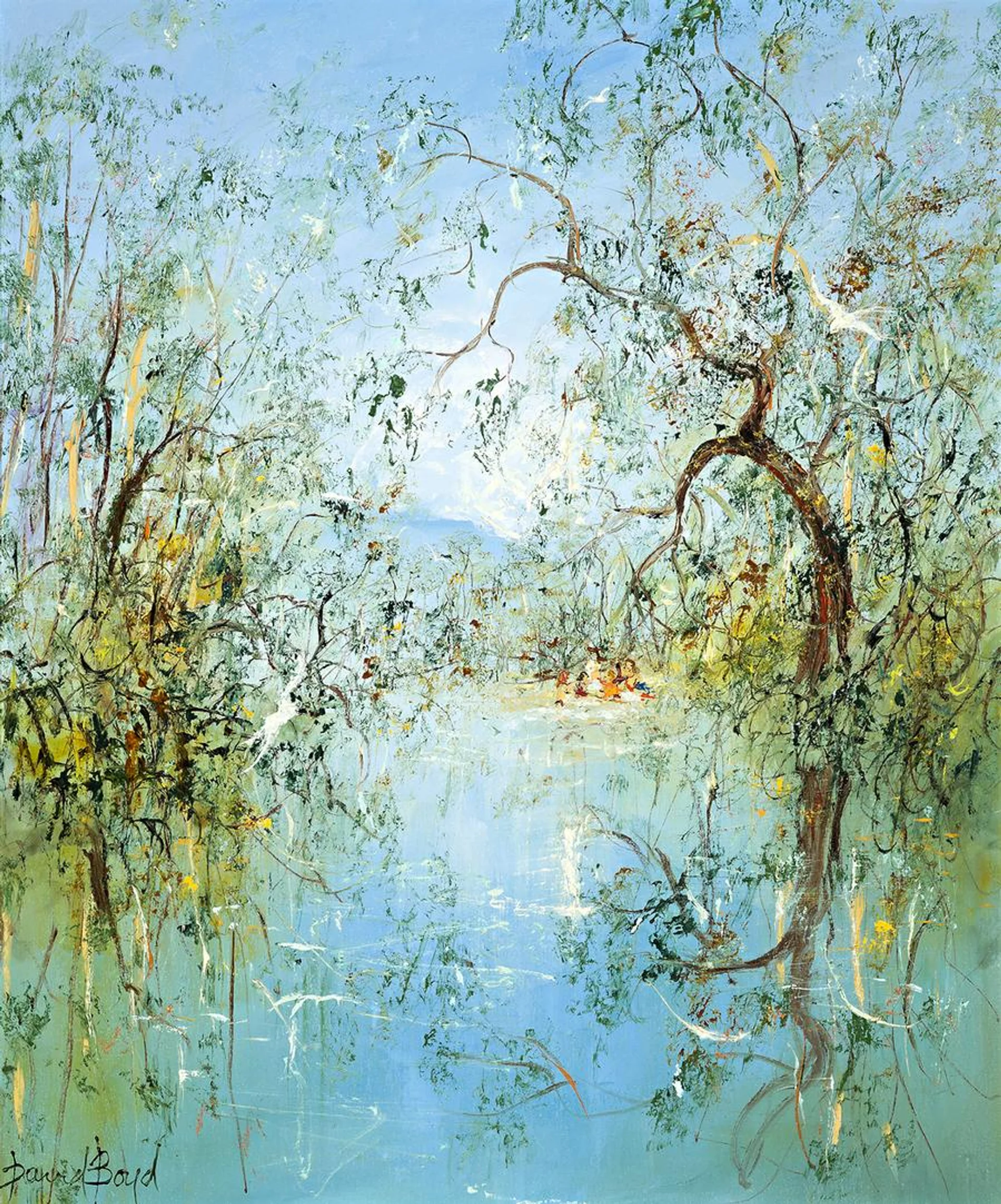 PICNIC UNDER THE WILLOWS