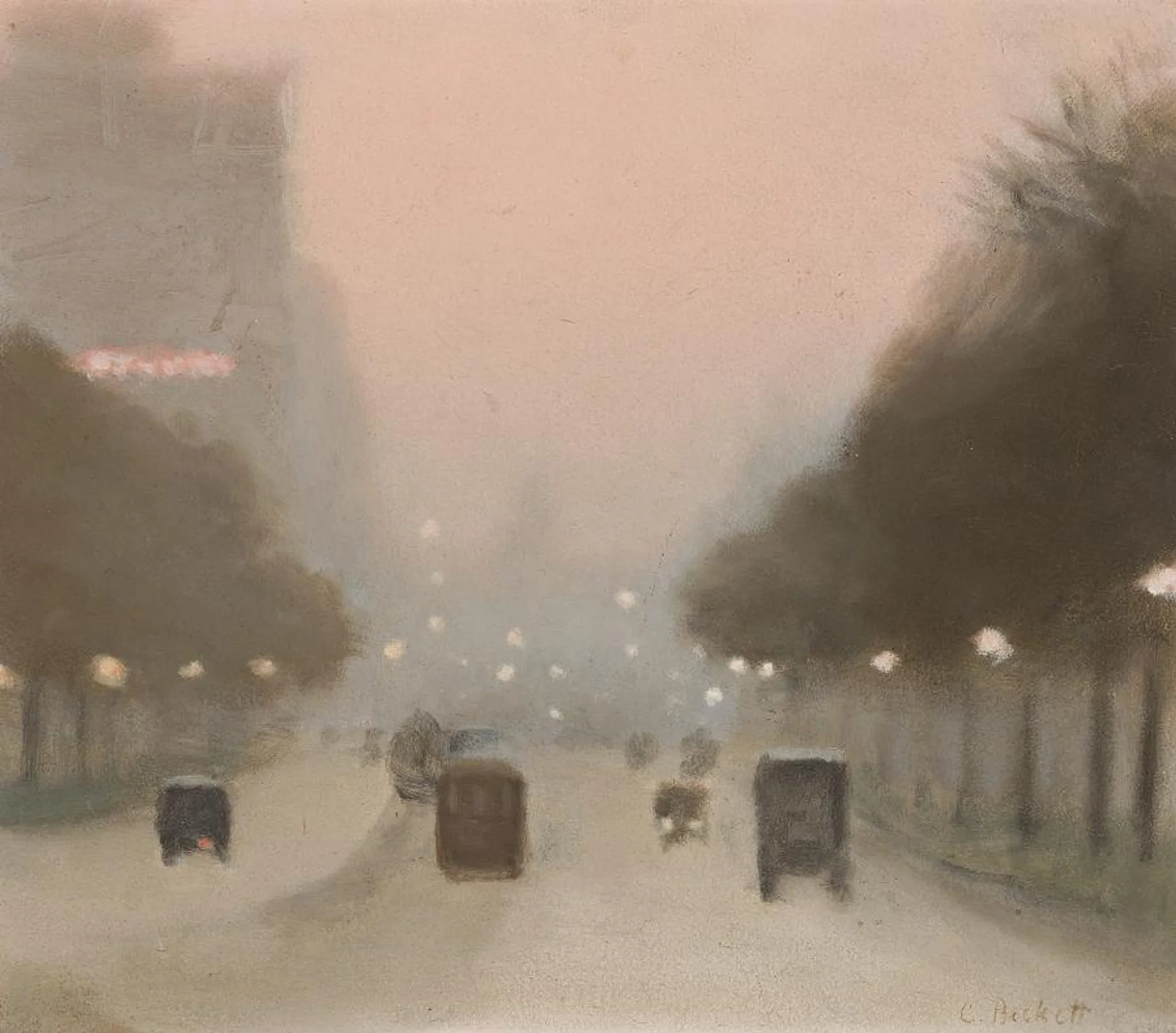 EVENING, ST KILDA ROAD