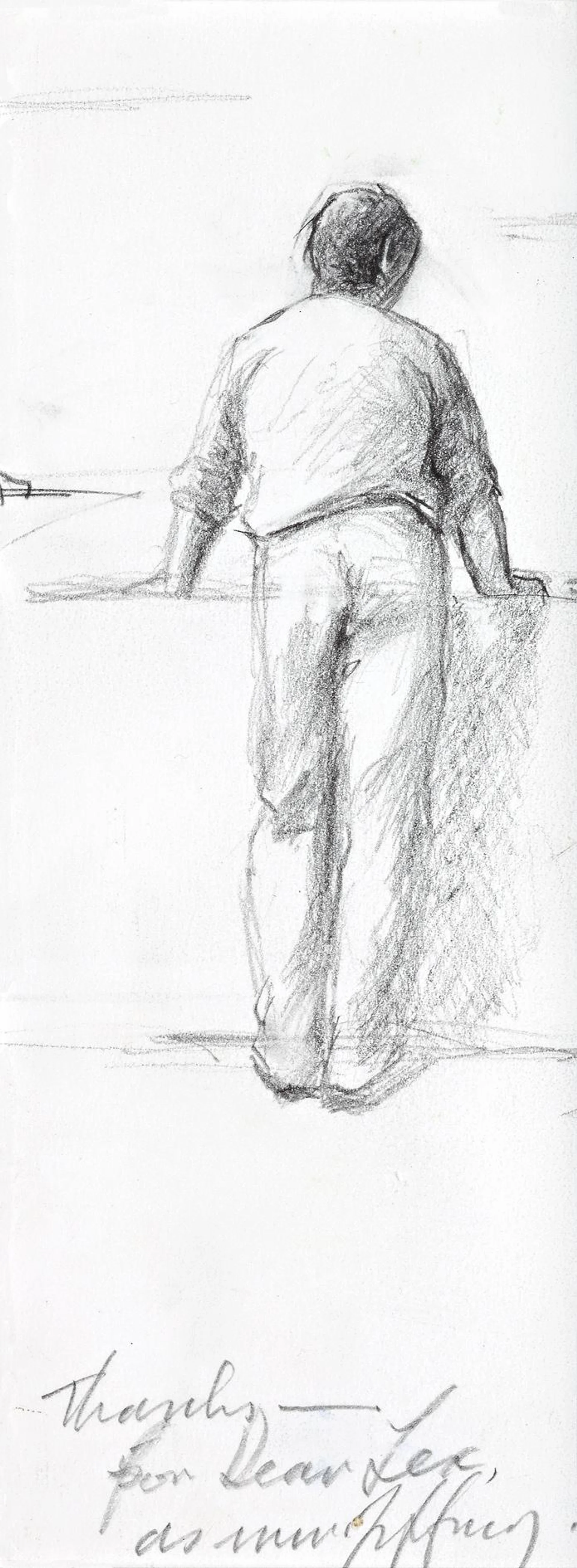 FIGURE STUDY FOR THE TERRACE, VARIATIONS ON A THEME
