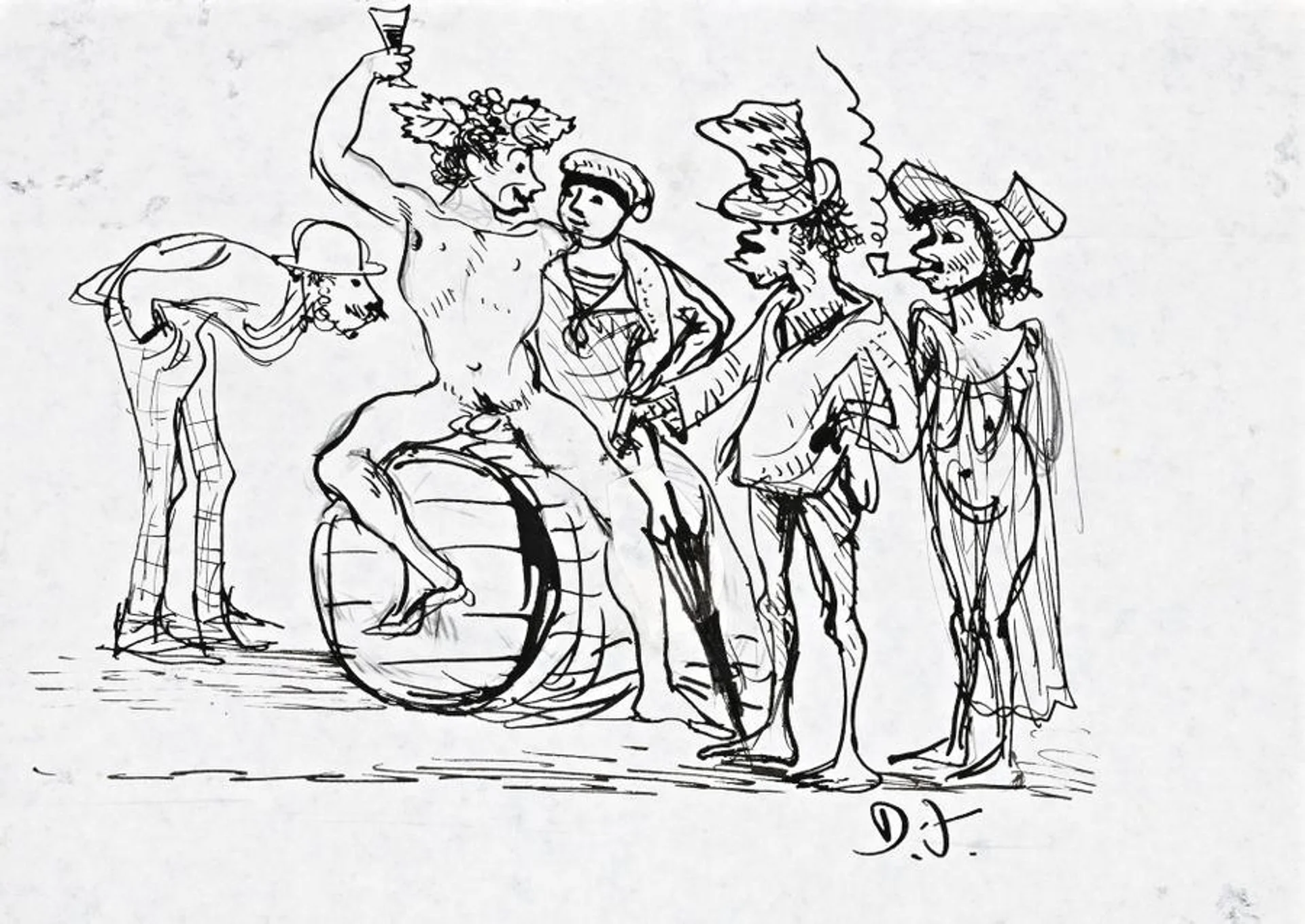 FIGURE GROUP AND BARREL