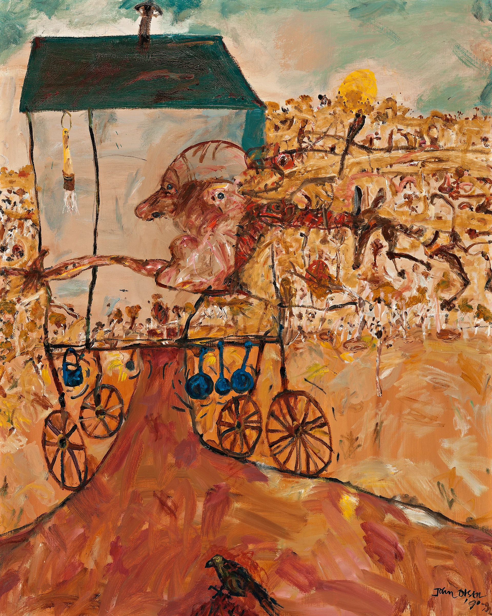 SELF PORTRAIT. TRAVELLING WEST, 1990 – 92