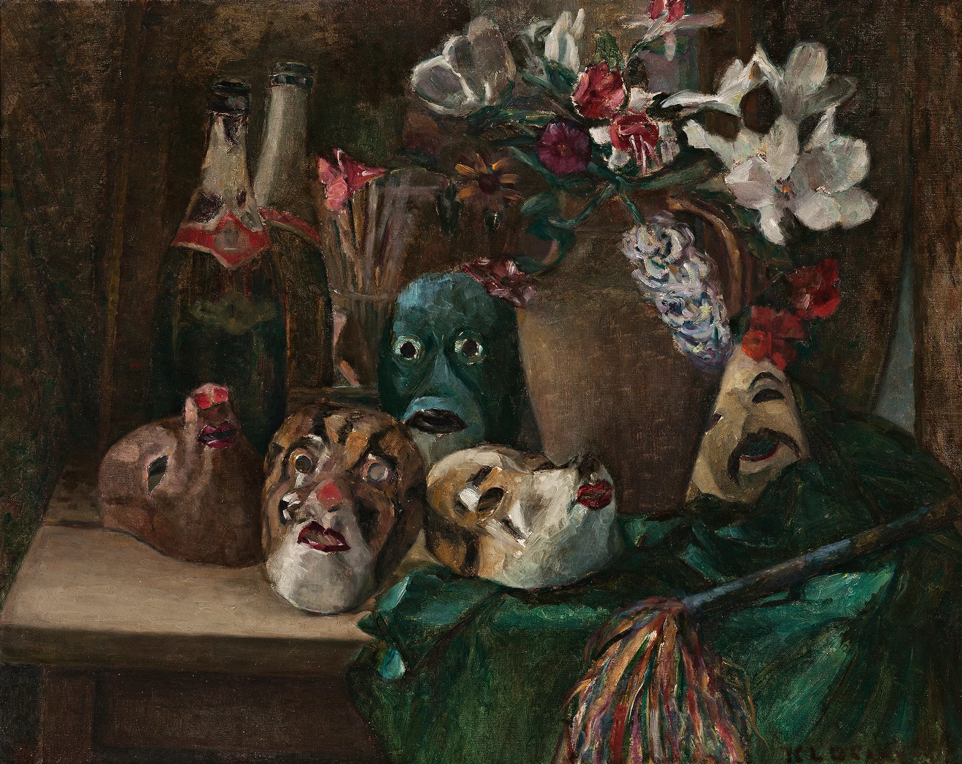 STILL LIFE WITH MASKS