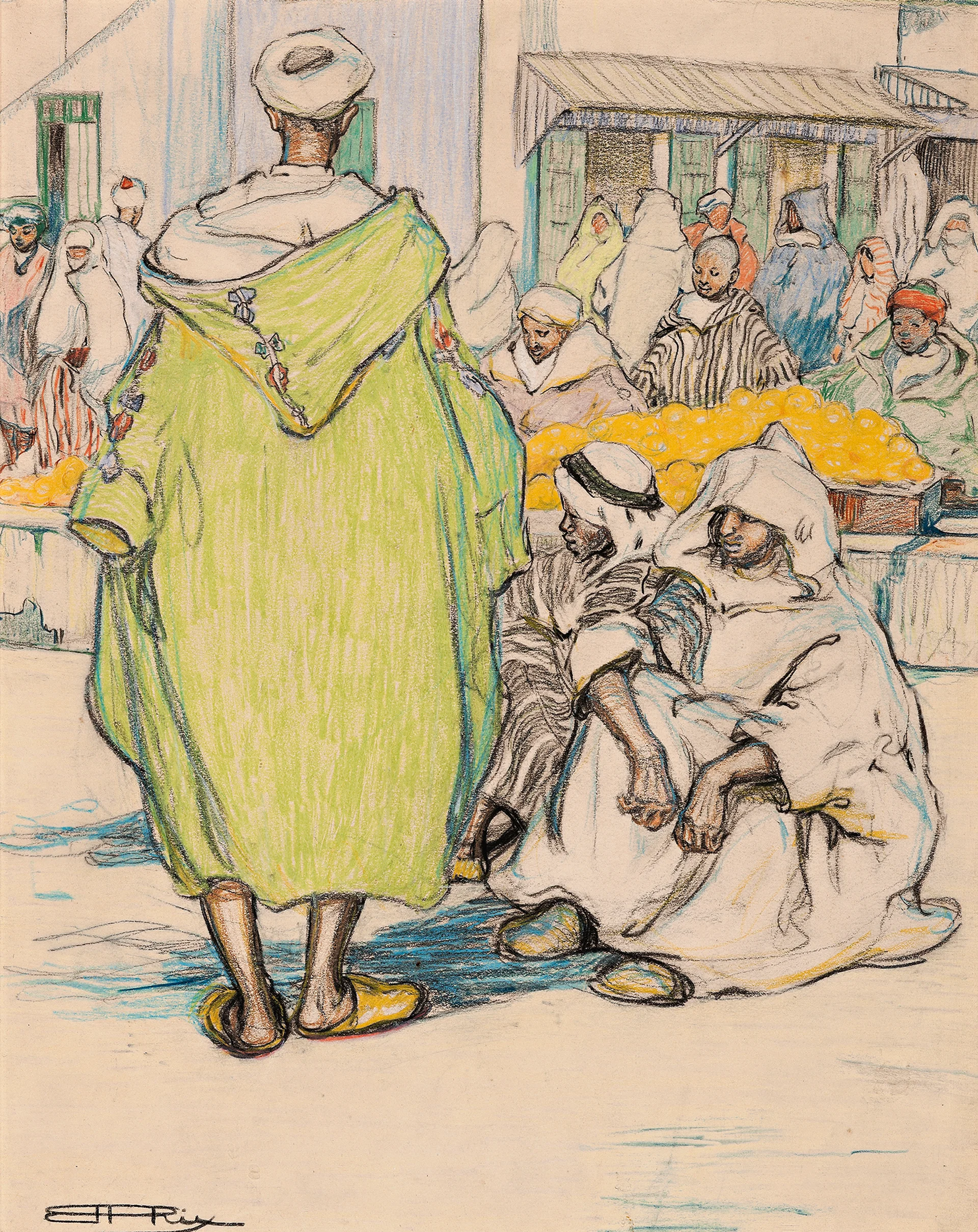 MOROCCAN SCENE TANGIERS