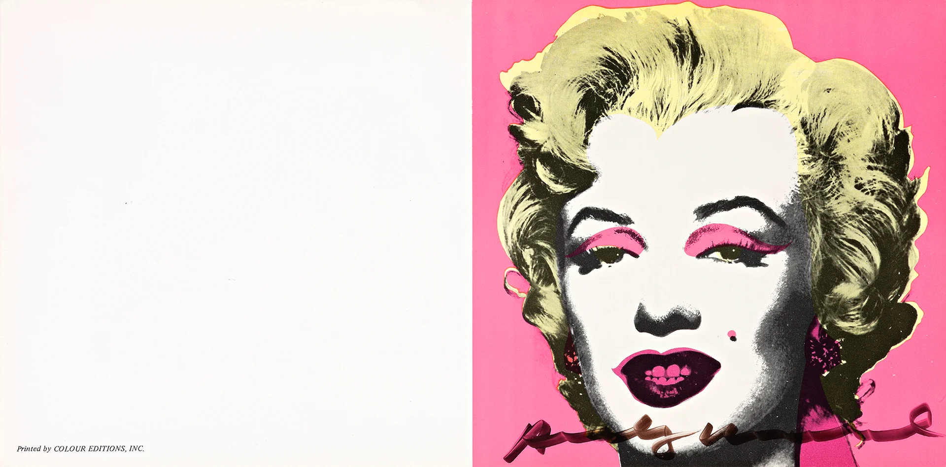 MARILYN MONROE, INVITATION CARD