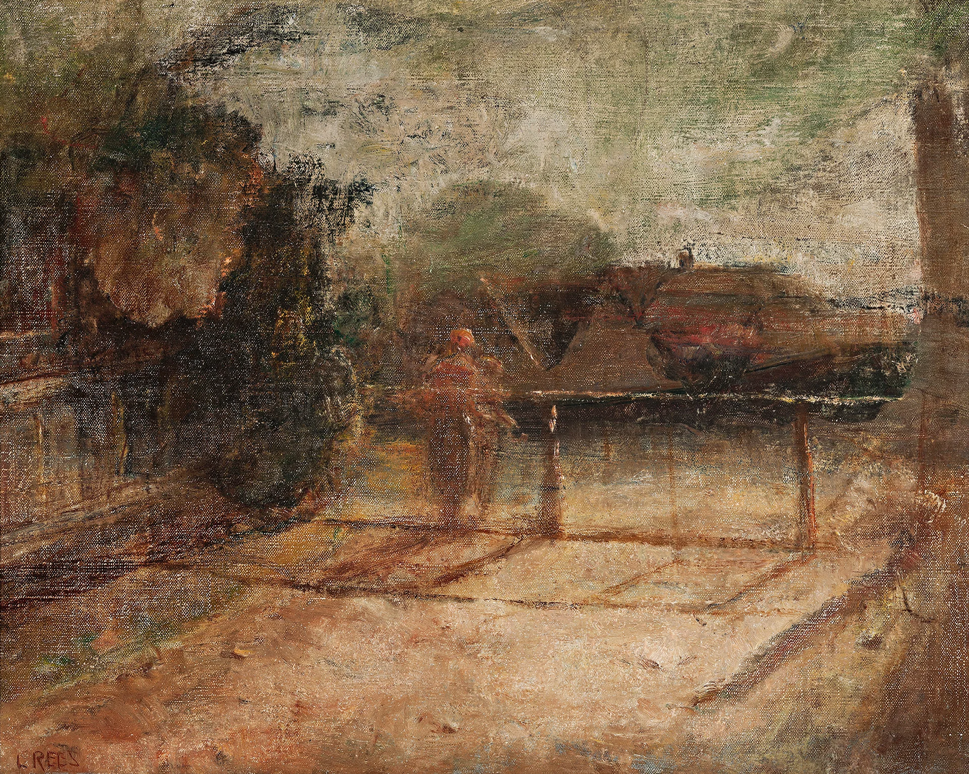 AUTUMN LANDSCAPE, ORANGE