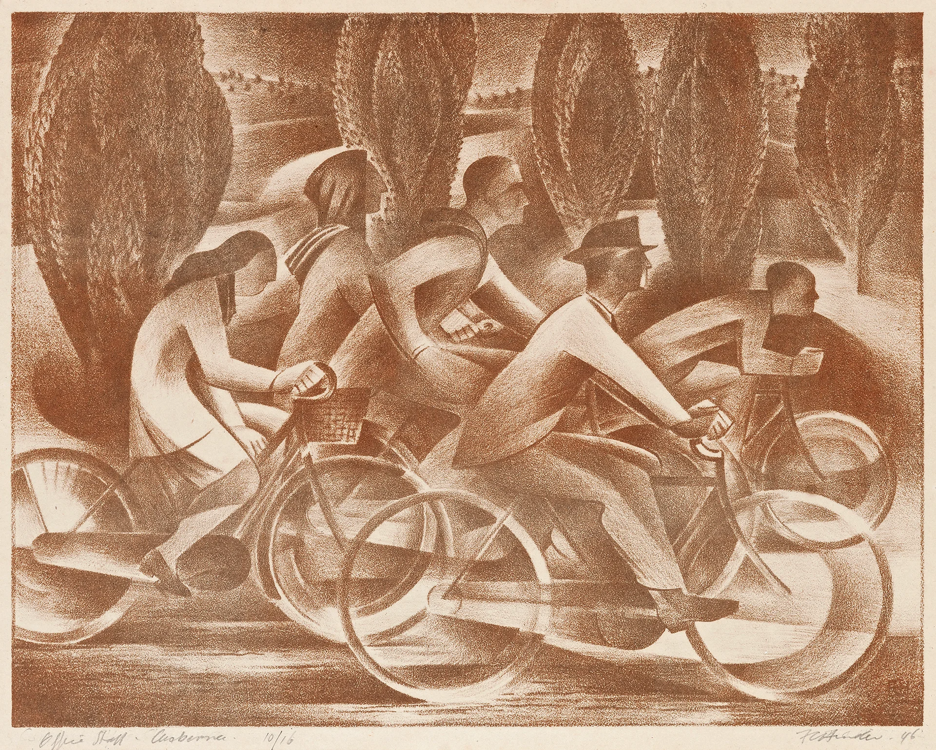 OFFICE STAFF, CANBERRA, 1942 (printed 1946)