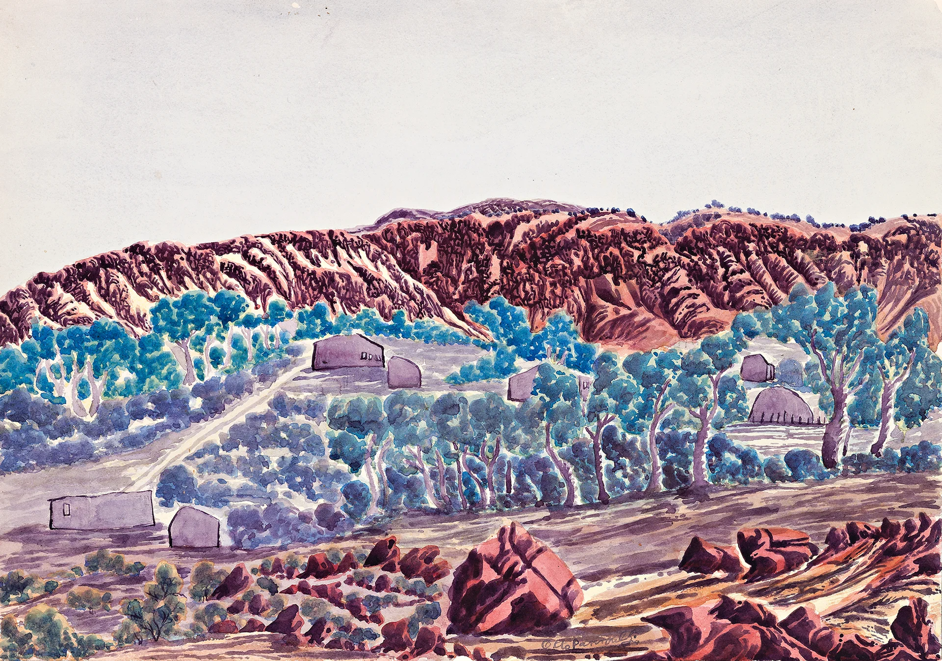 CENTRAL AUSTRALIAN LANDSCAPE
