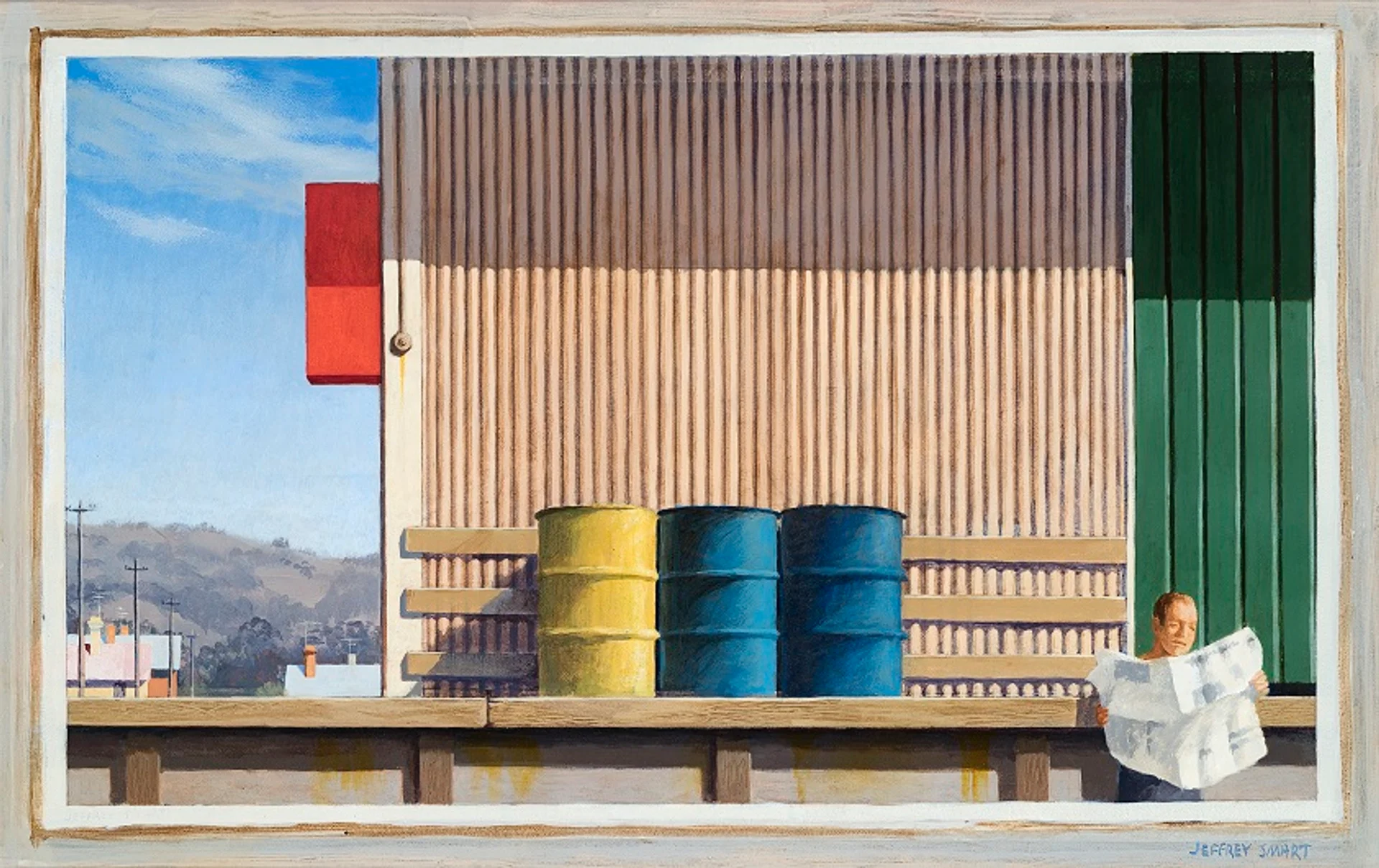 SECOND STUDY FOR MORNING, YARRAGON SIDING