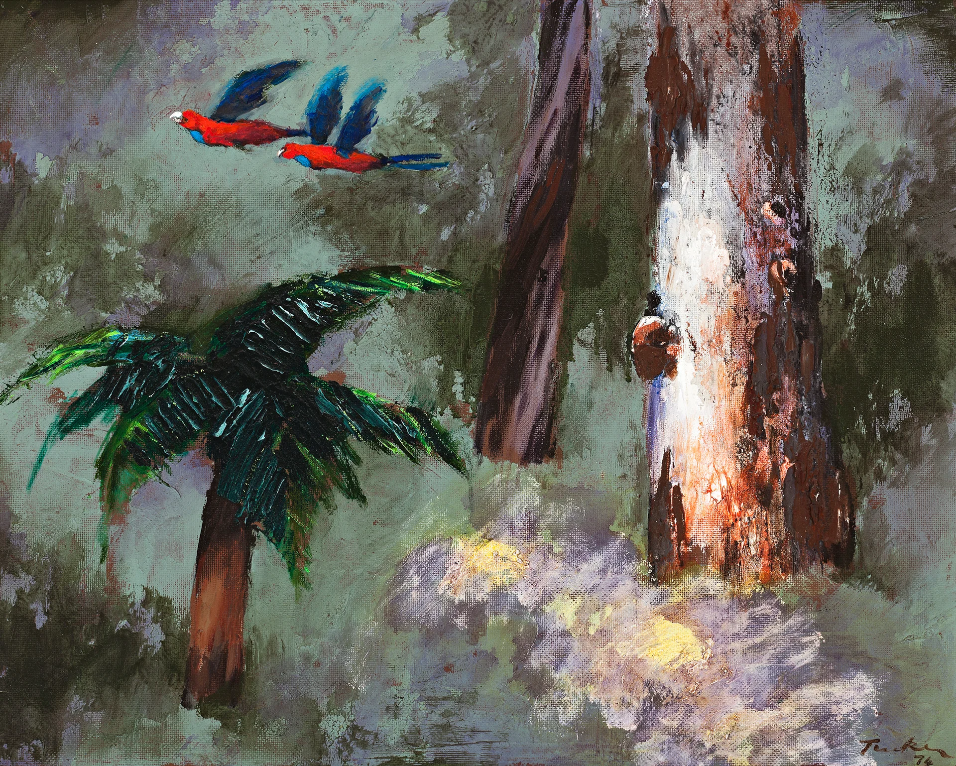 BIRDS IN FLIGHT