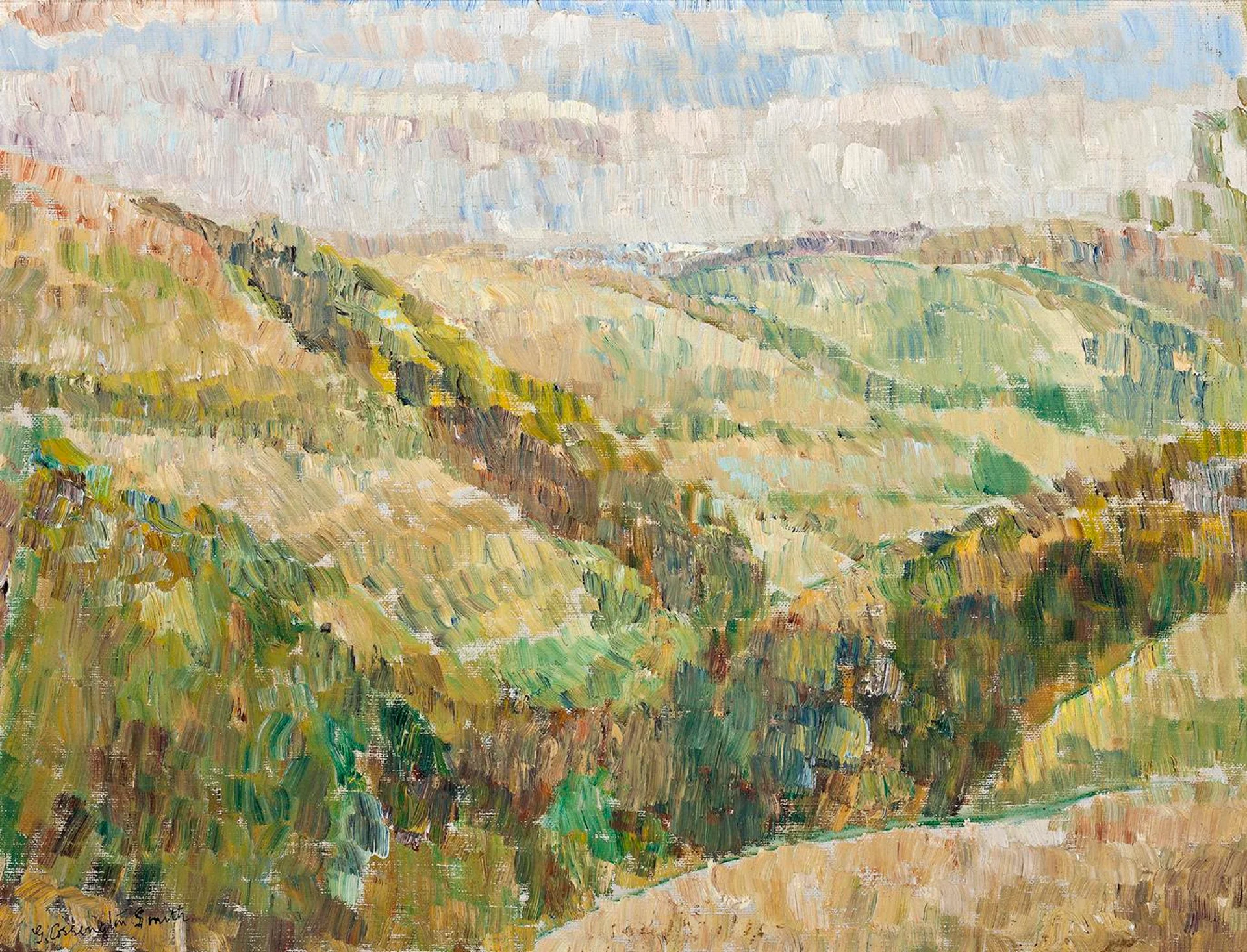 DEVON – TRUSHAM LANDSCAPE