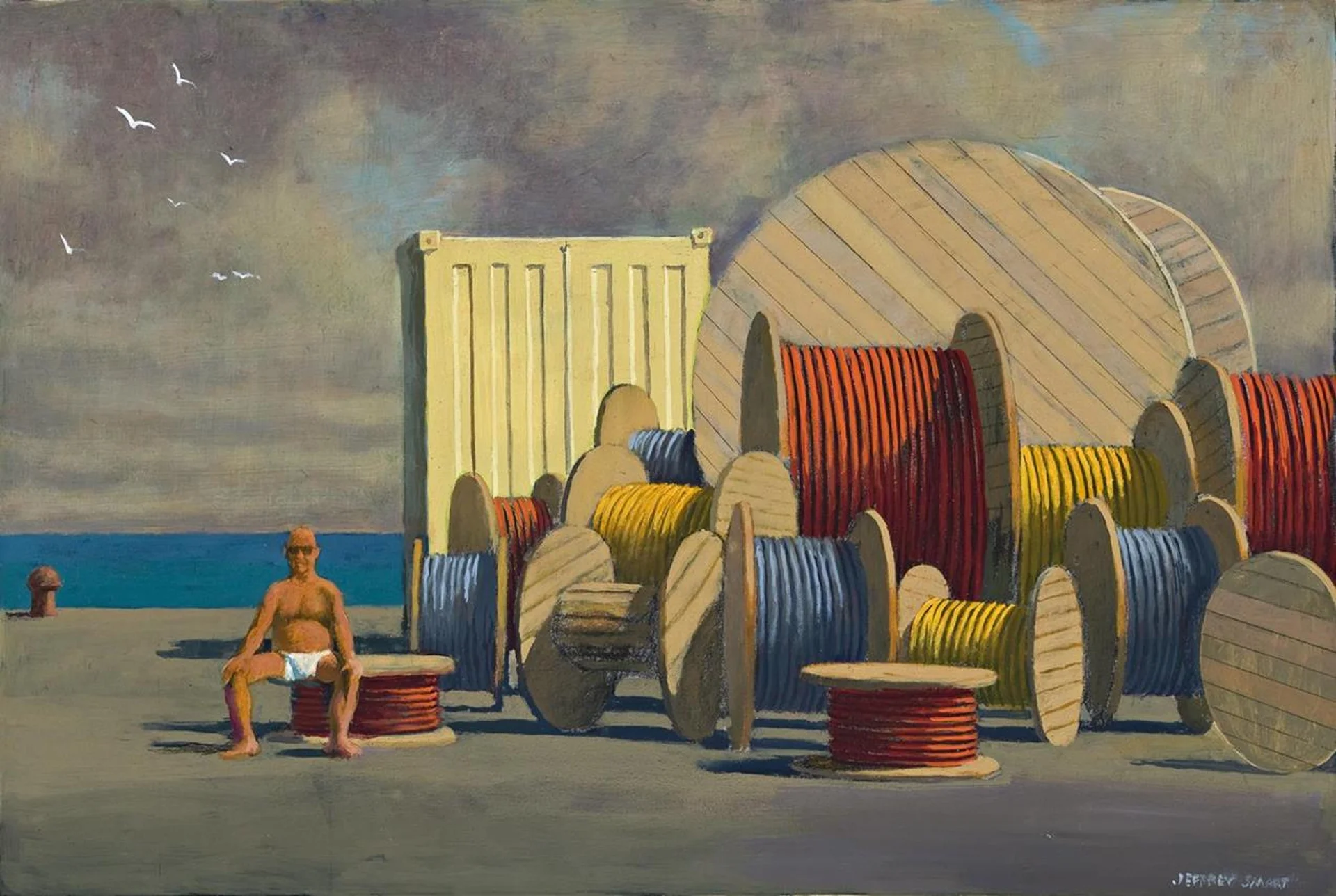 FIRST STUDY FOR ON THE WHARF, LIVORNO
