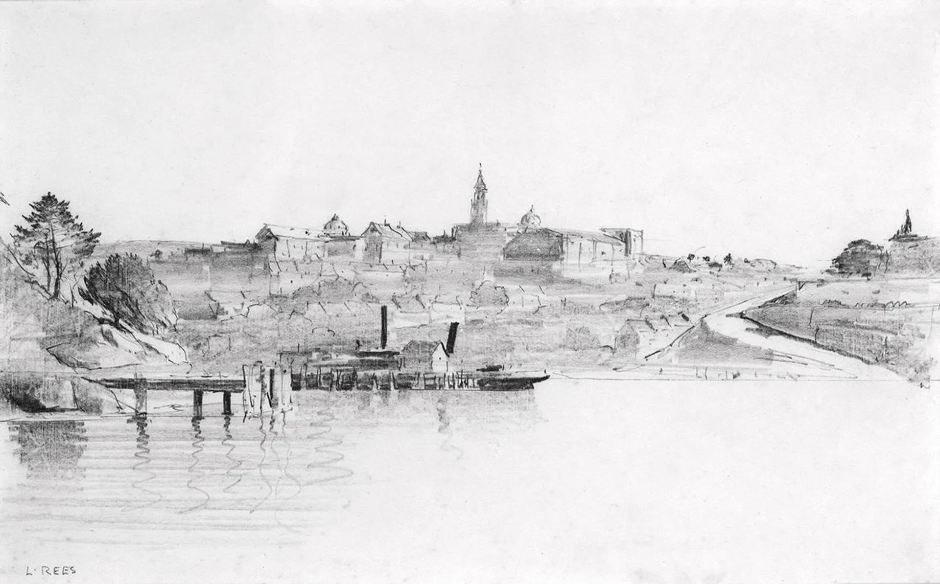 WESTERN END OF GOAT ISLAND, SYDNEY HARBOUR