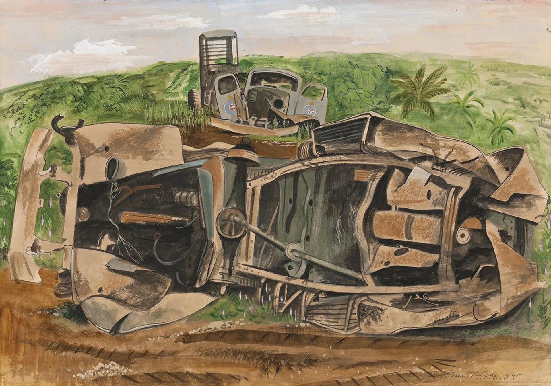 TRUCK, NOEMFOOR ISLAND, DUTCH NEW GUINEA