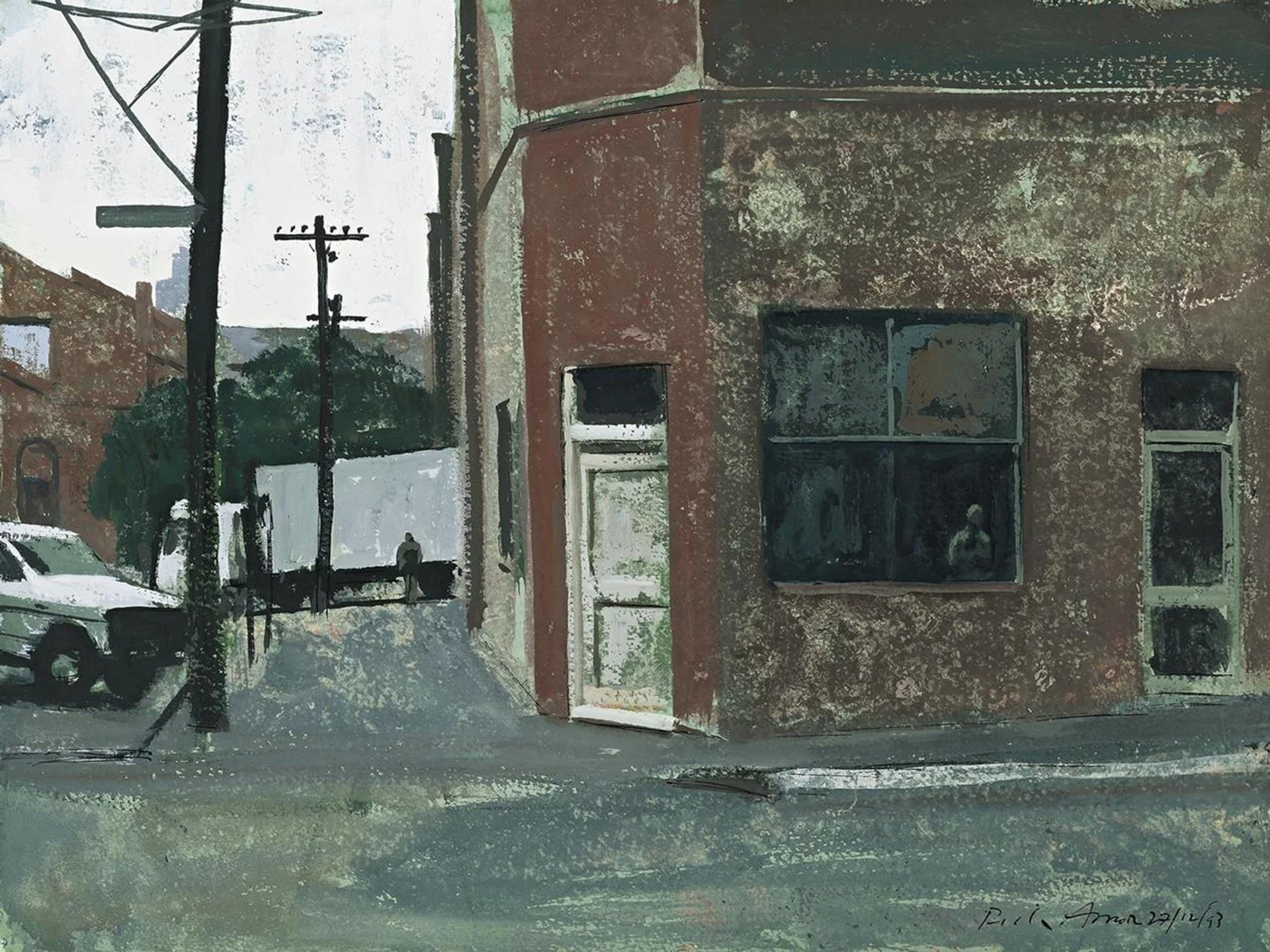 CITY STREET CORNER