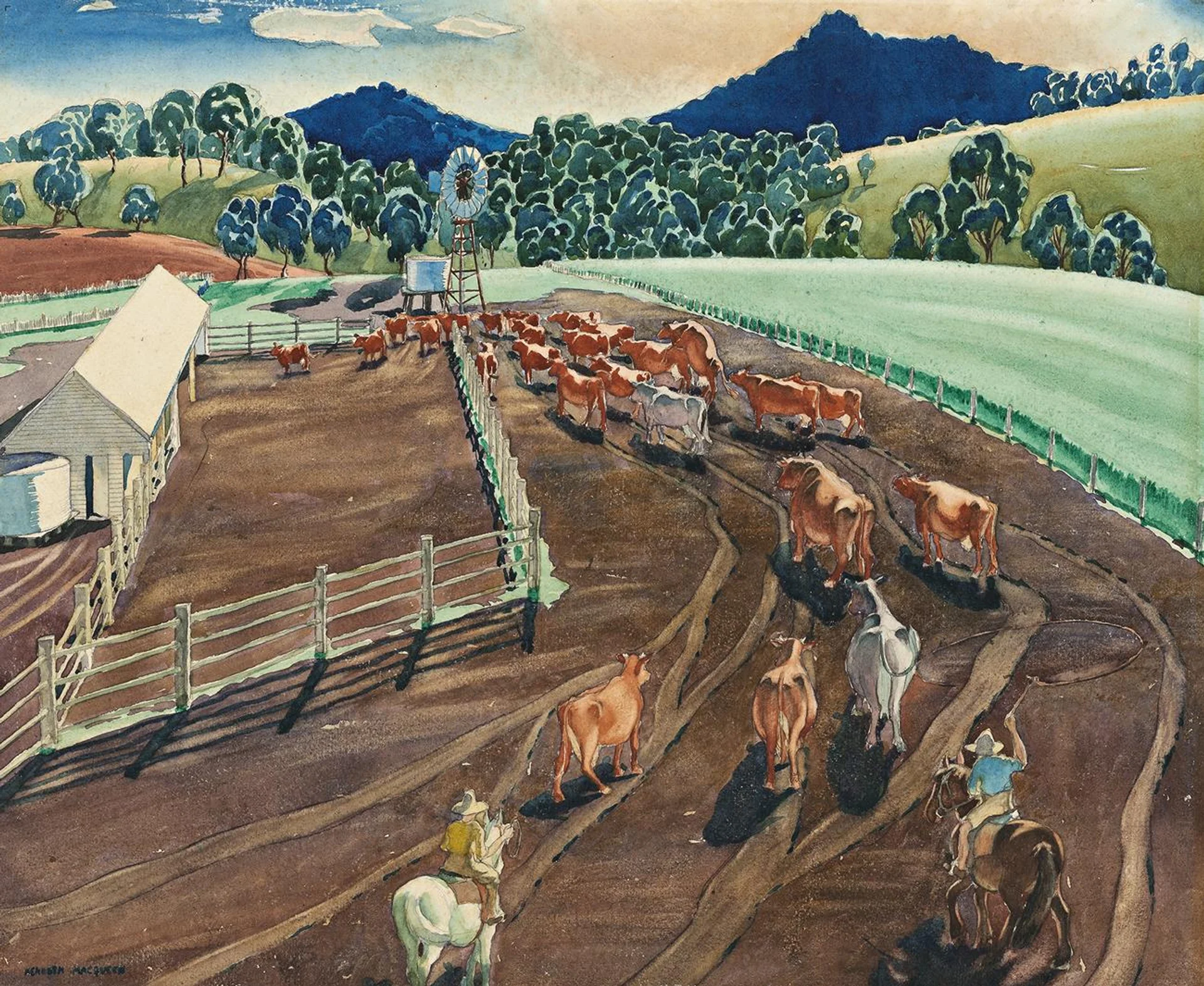 BRINGING IN THE COWS