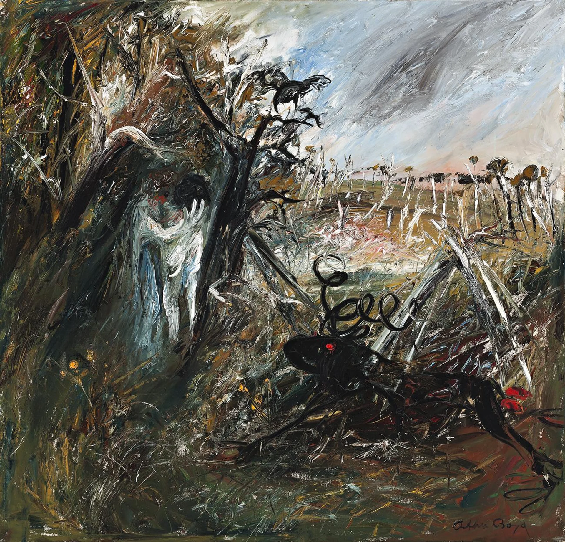 LOVERS AND BEAST IN A FOREST