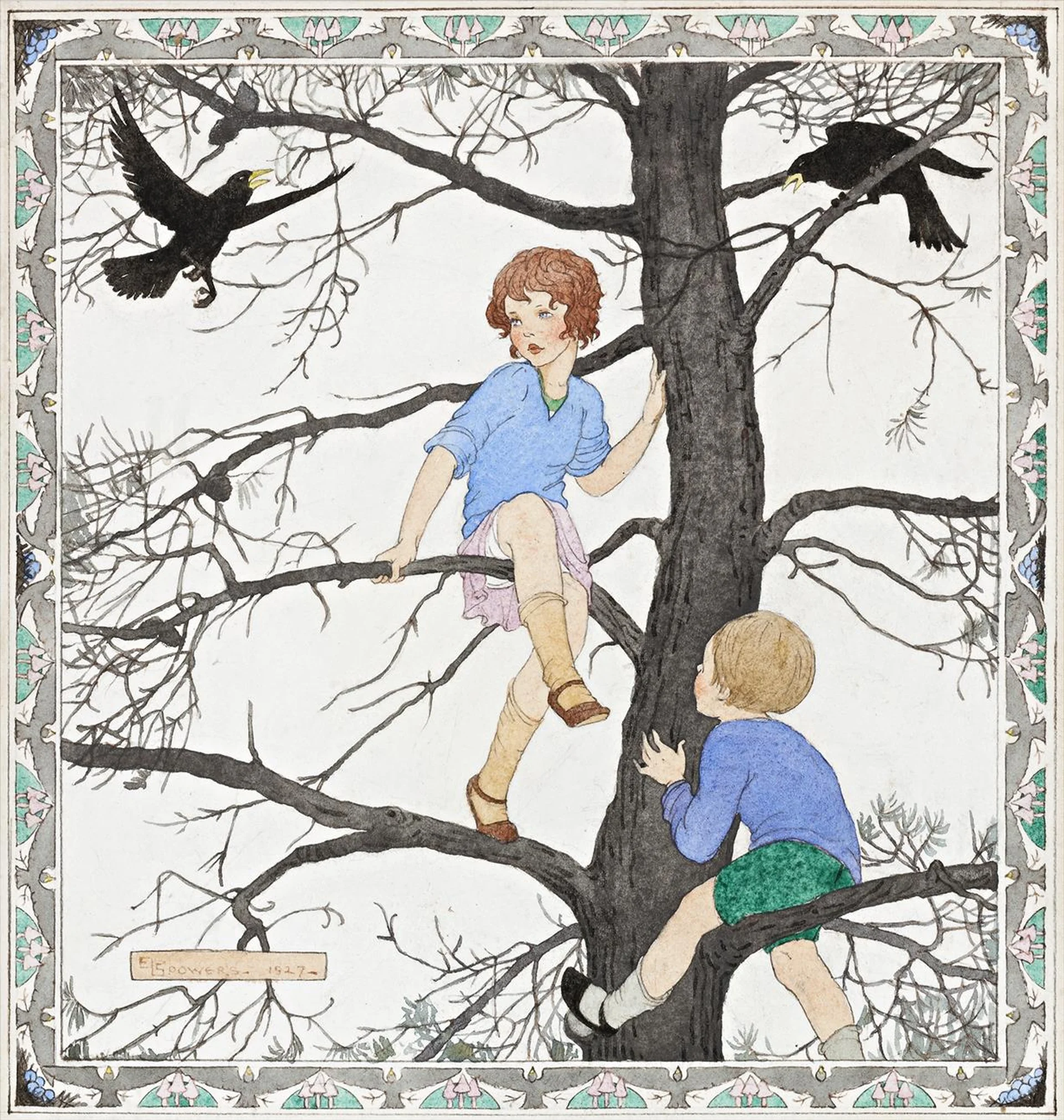 UP THE PINE TREE