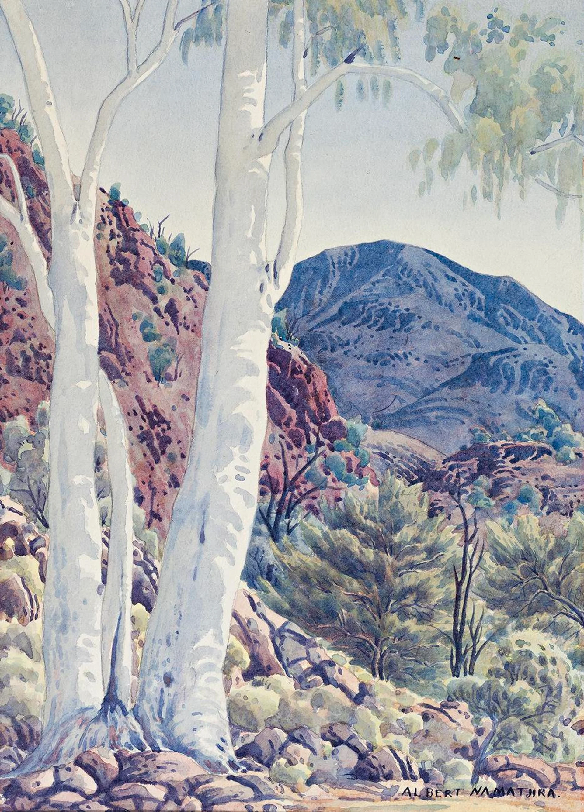 GHOST GUMS, MACDONNELL RANGE