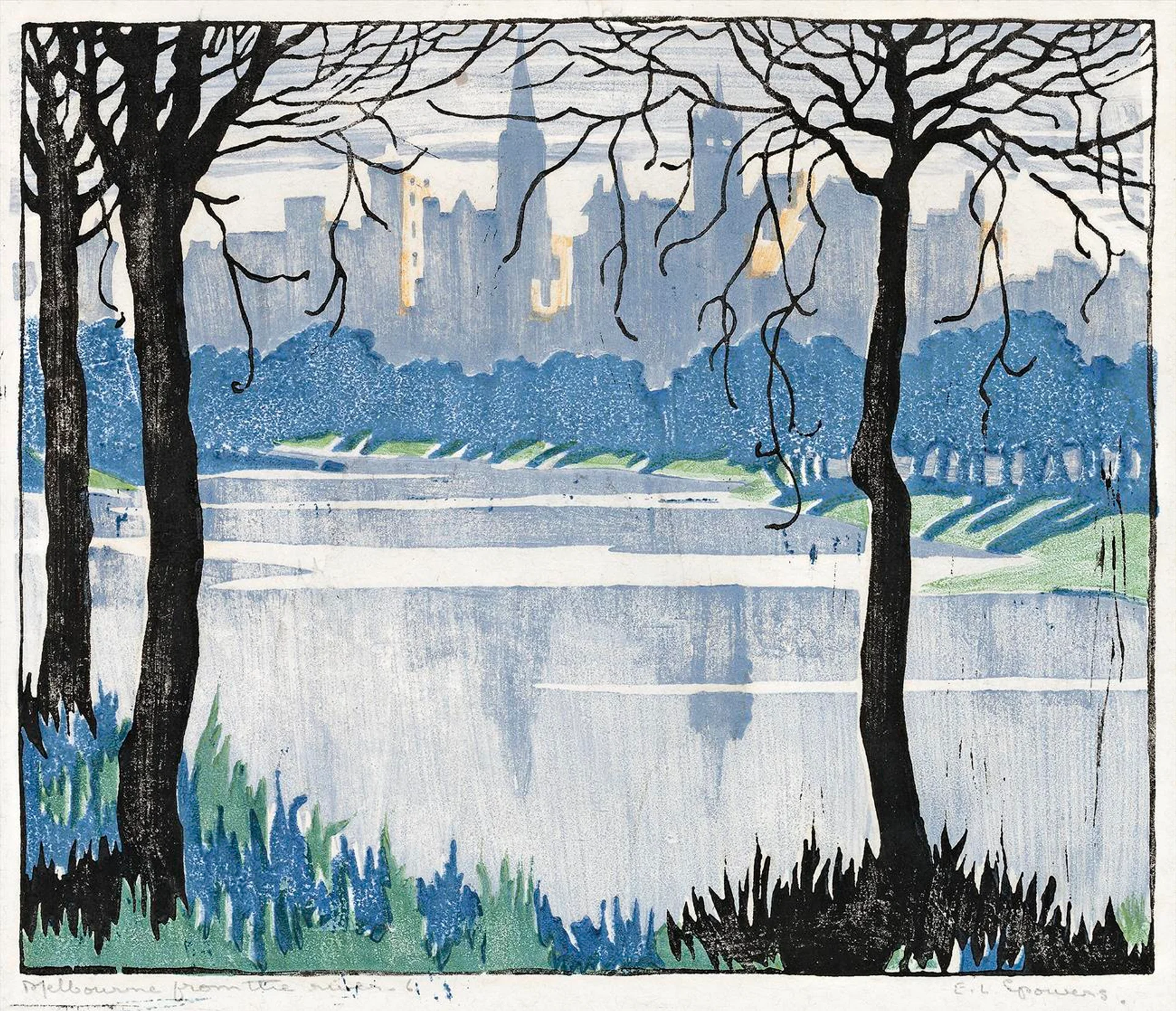 MELBOURNE FROM THE RIVER