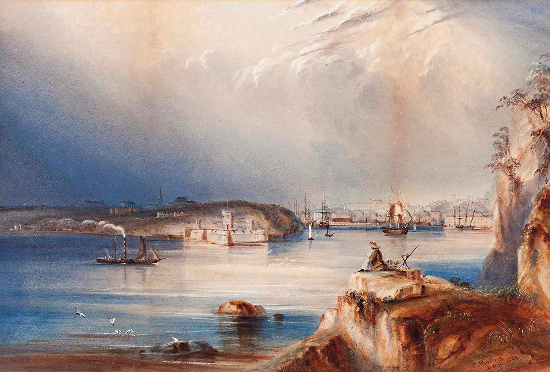 VIEW OF SYDNEY COVE