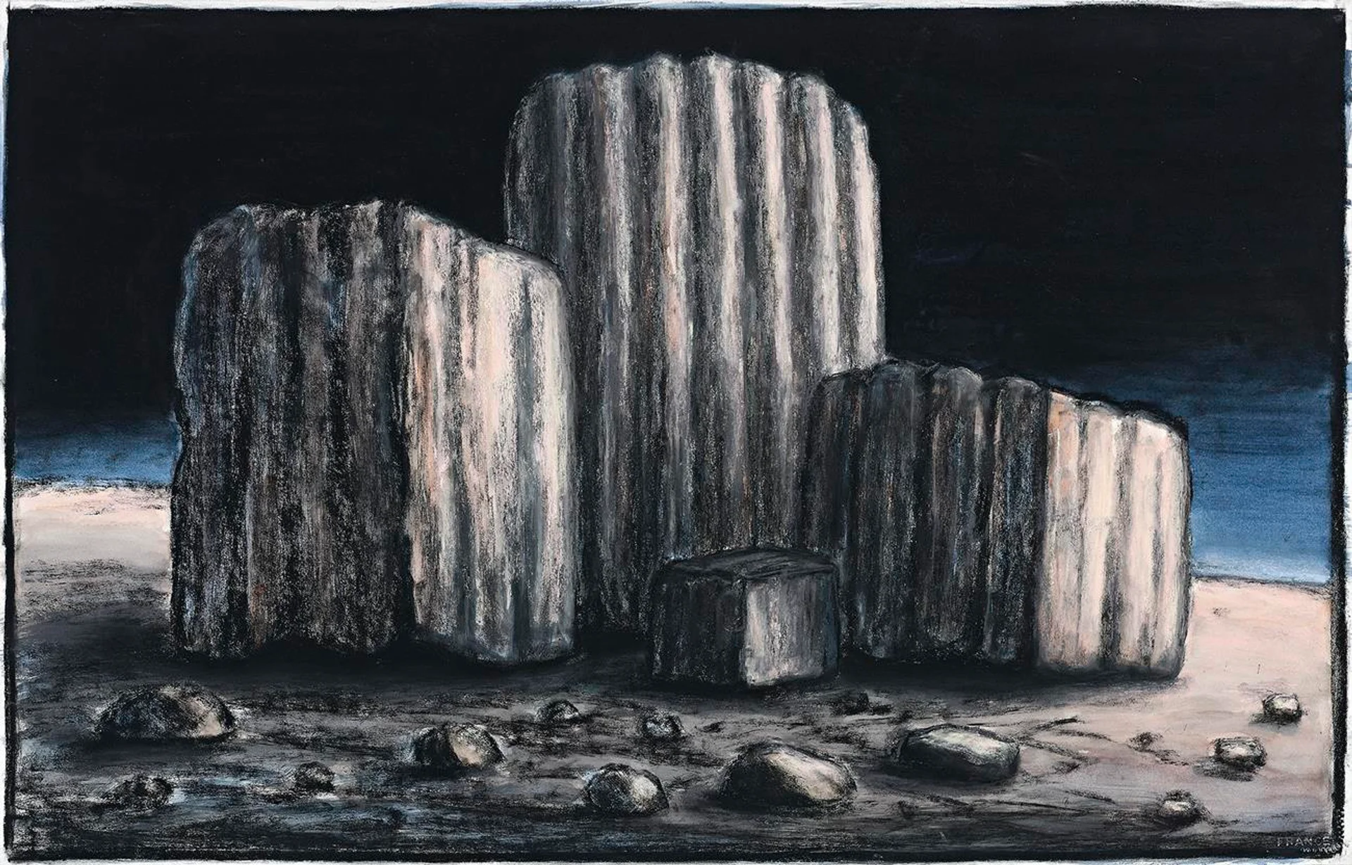 DRAWING (GREEK RUINS II)