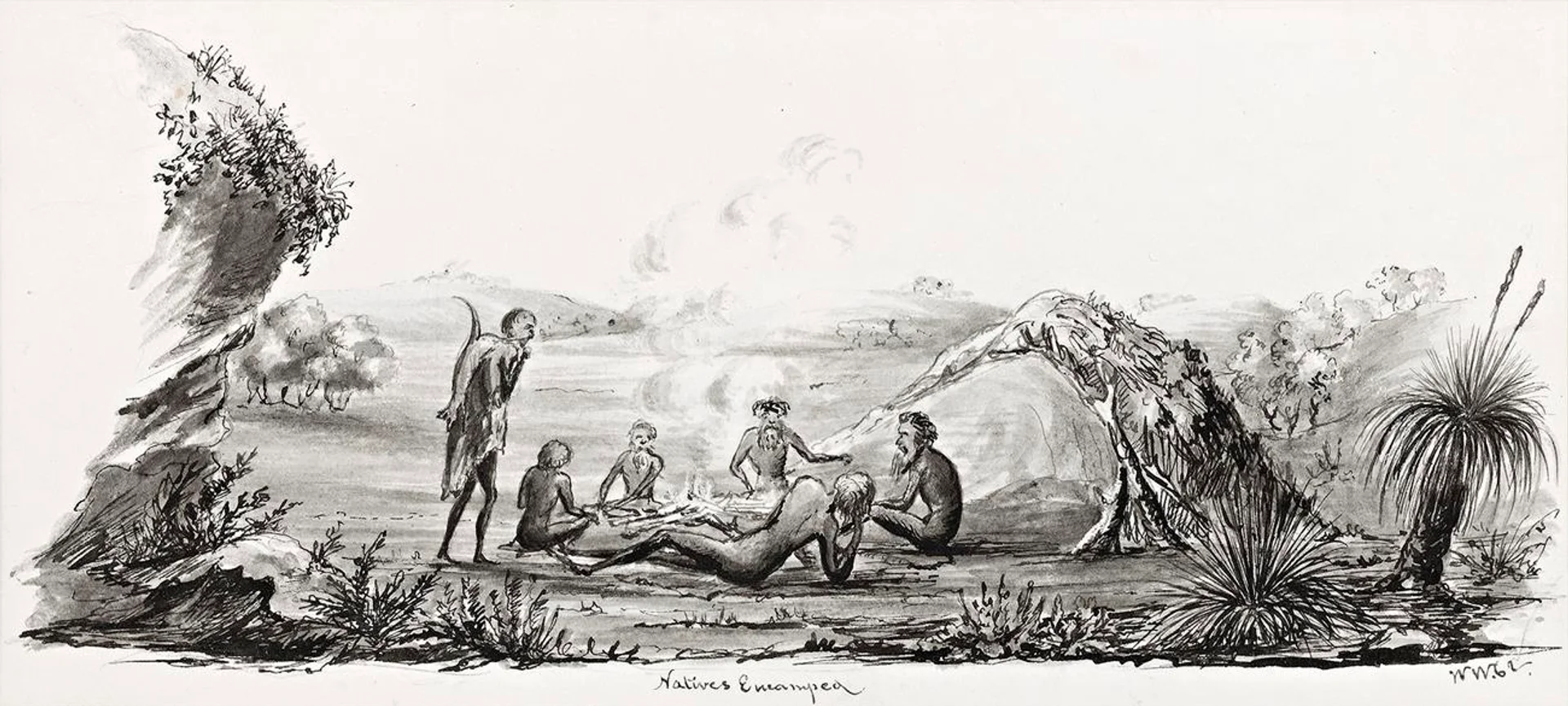 NATIVES ENCAMPED