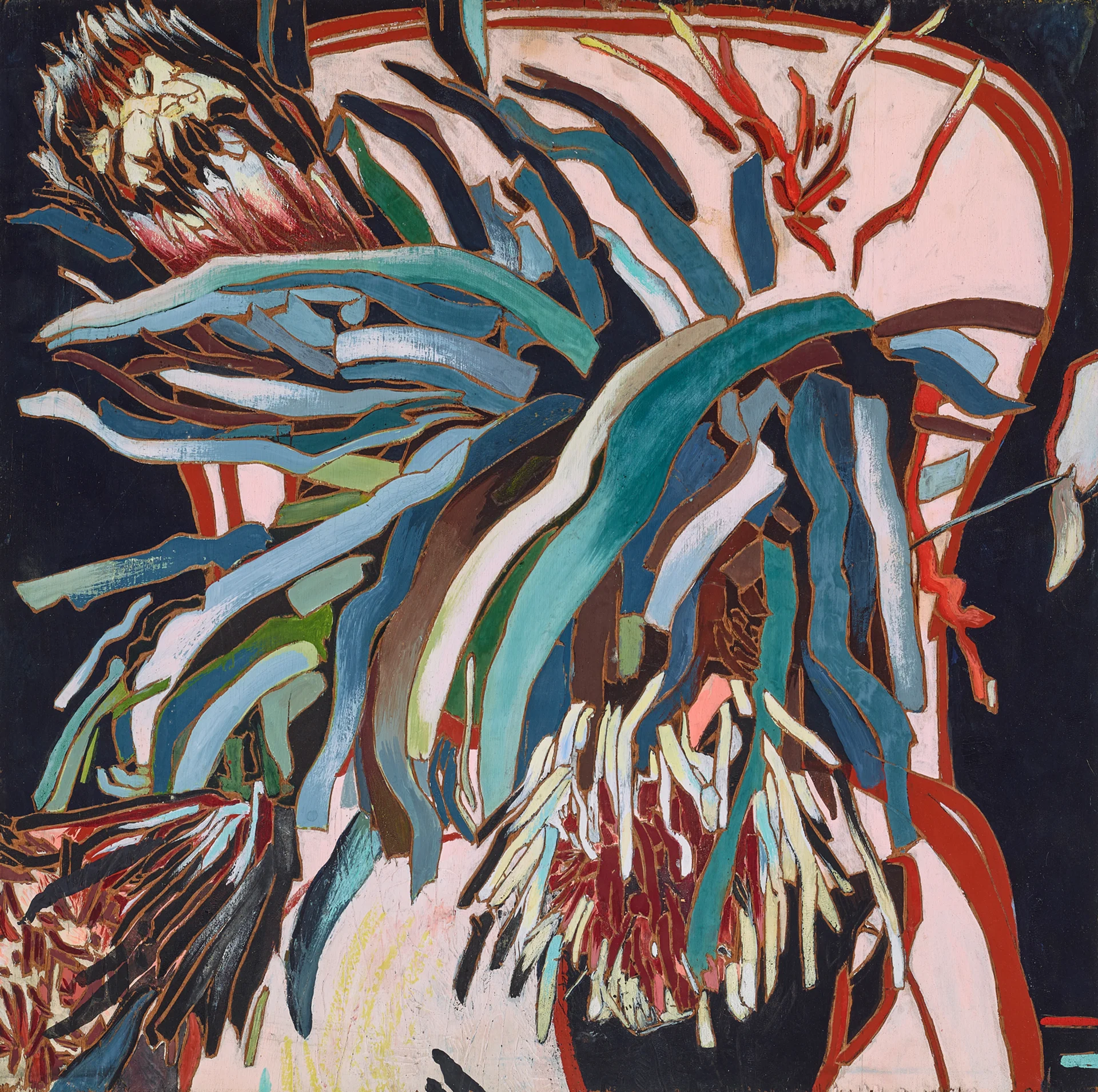 PROTEA AND GUM LEAVES