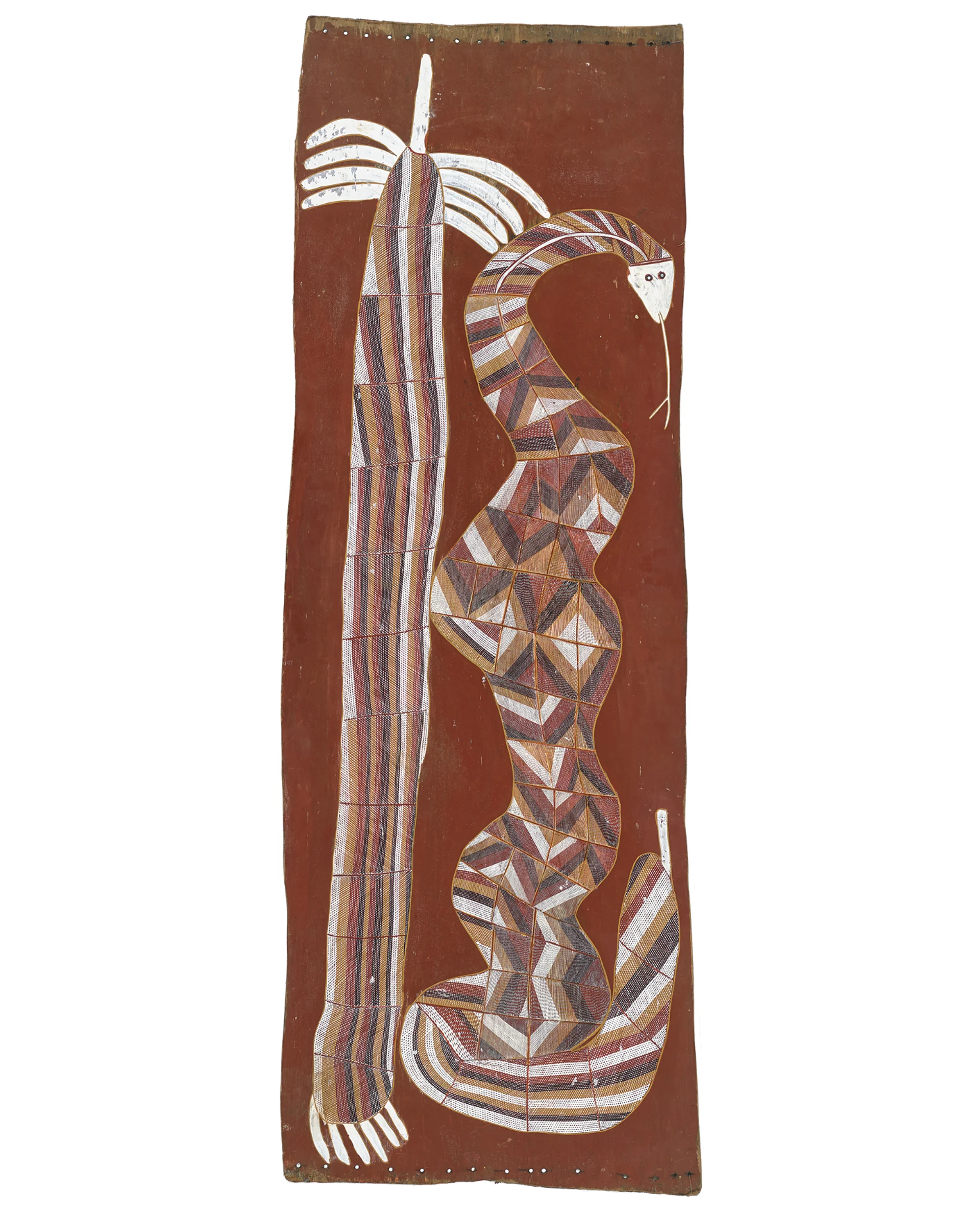 SNAKE AND PANDANUS