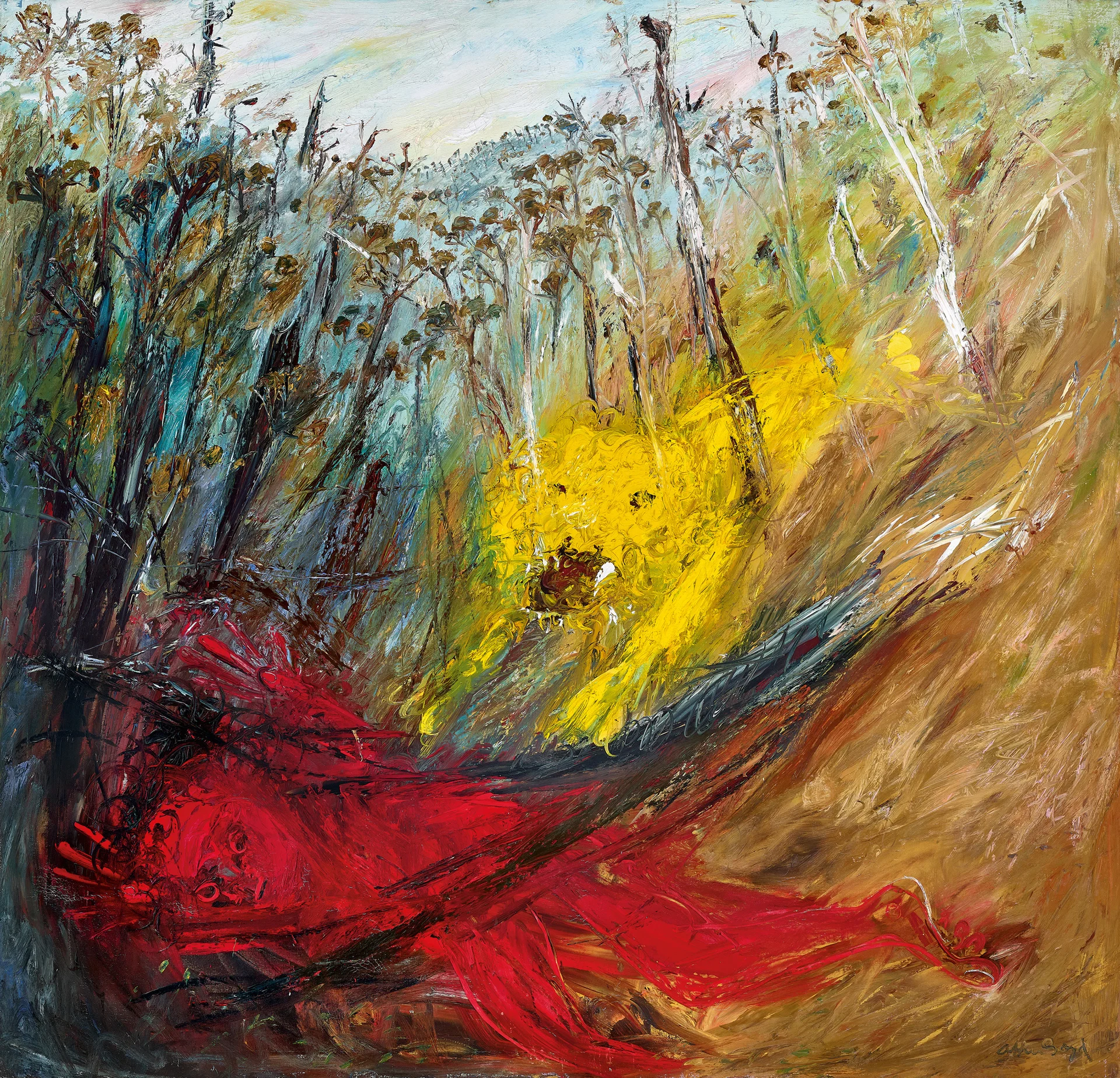 NEBUCHADNEZZAR FALLEN IN A FOREST WITH A LION (No.2)