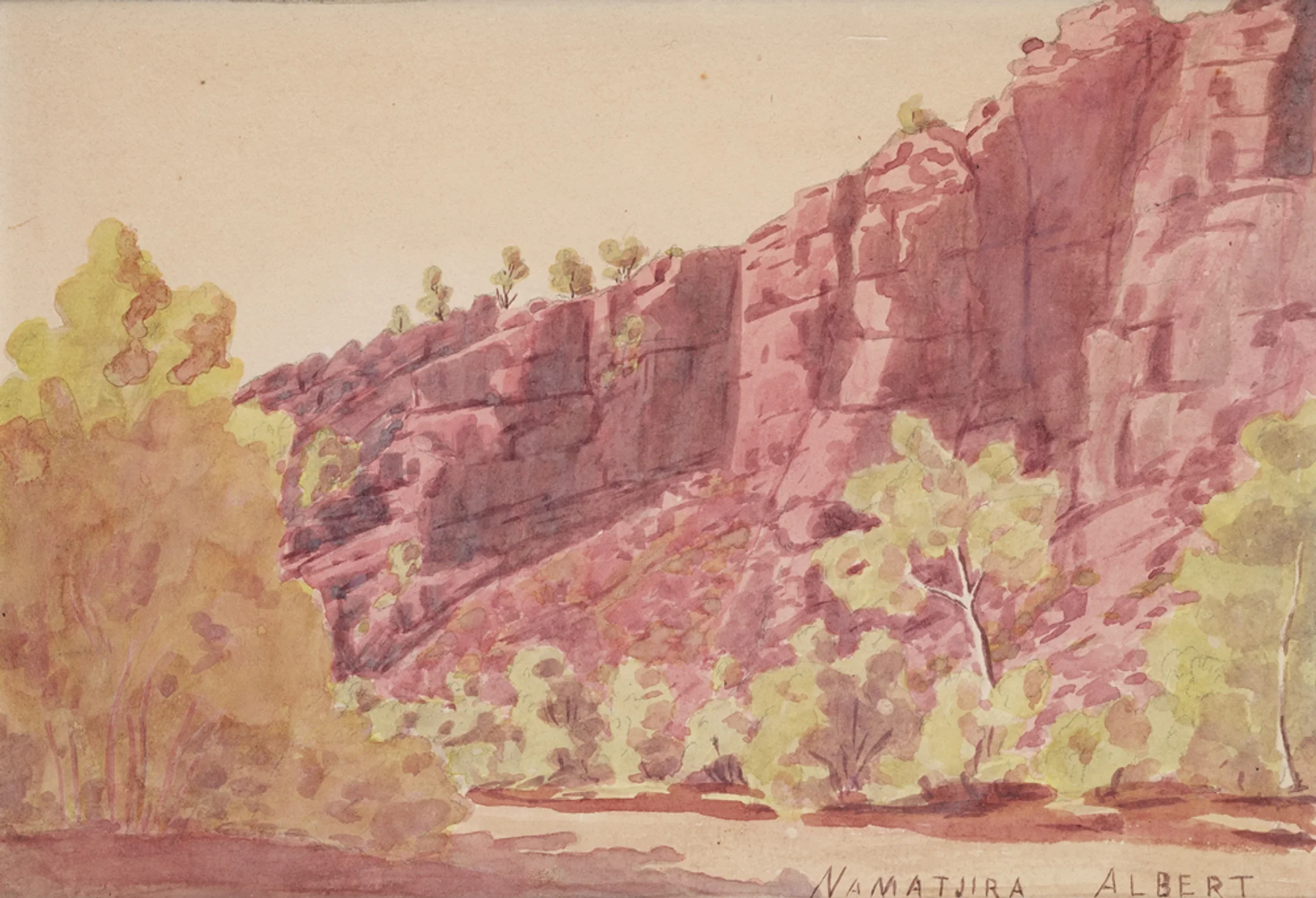 FINKE VALLEY, MACDONNELL RANGE