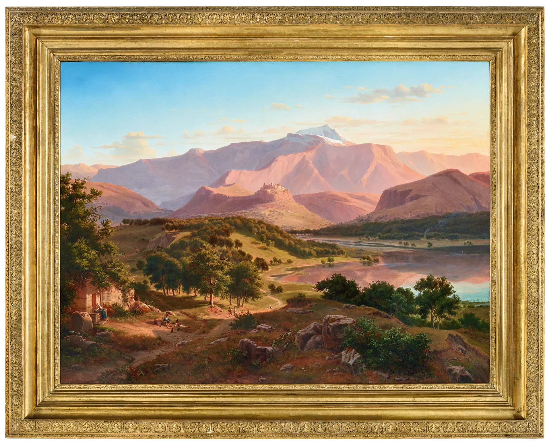 DIE BERGE VON ST TENADIO IM NEAPOLITANISCHEN, 1847 (THE MOUNTAINS OF ST TENADIO IN THE NAPLES REGION)