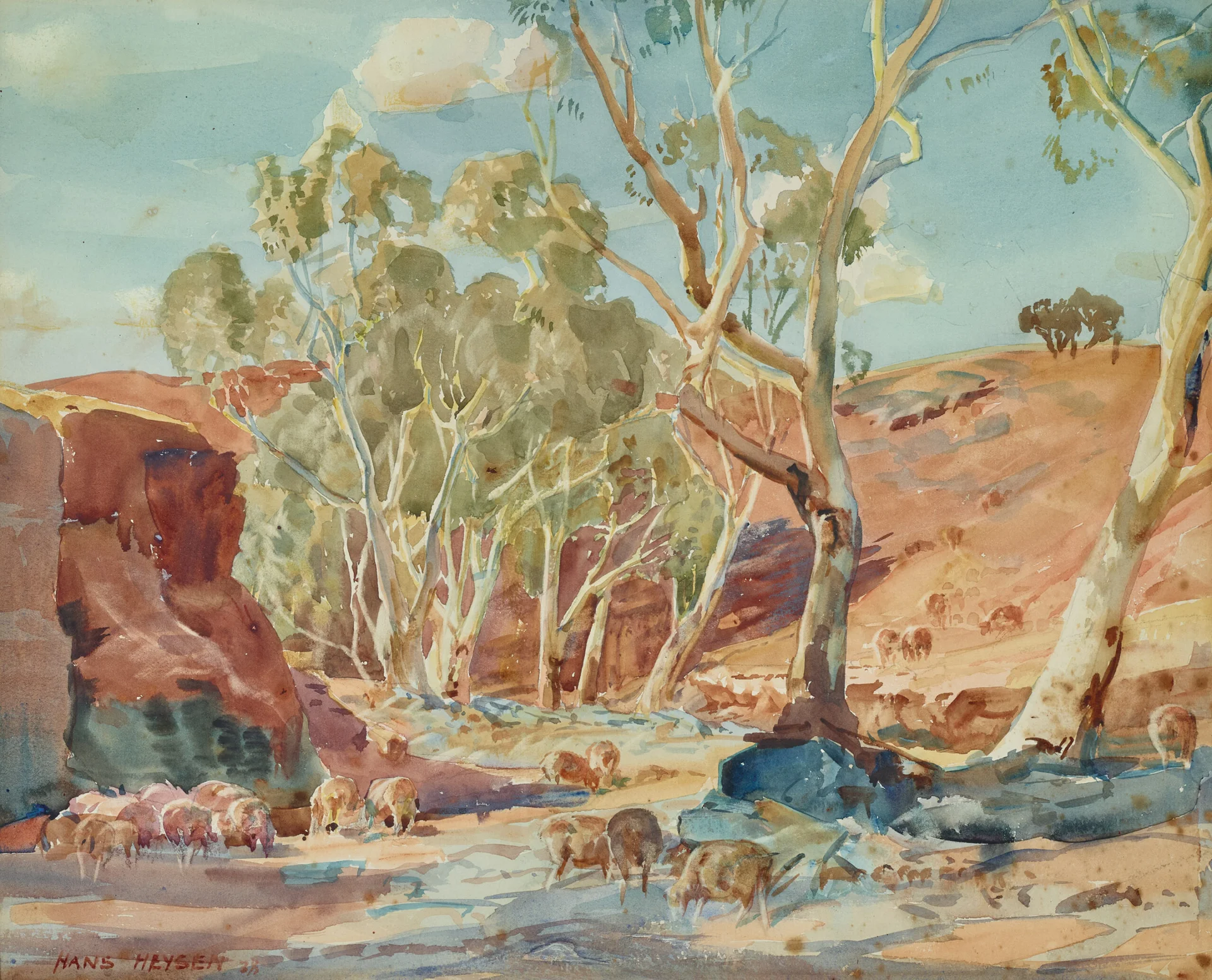DRY CREEK BED, NORTHERN SOUTH AUSTRALIA