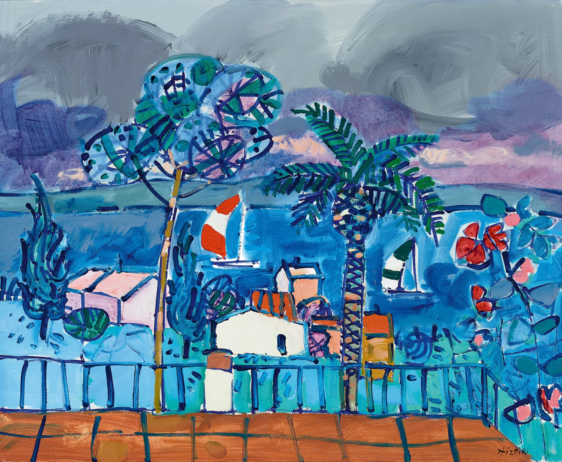 LANDSCAPE WITH PALMS