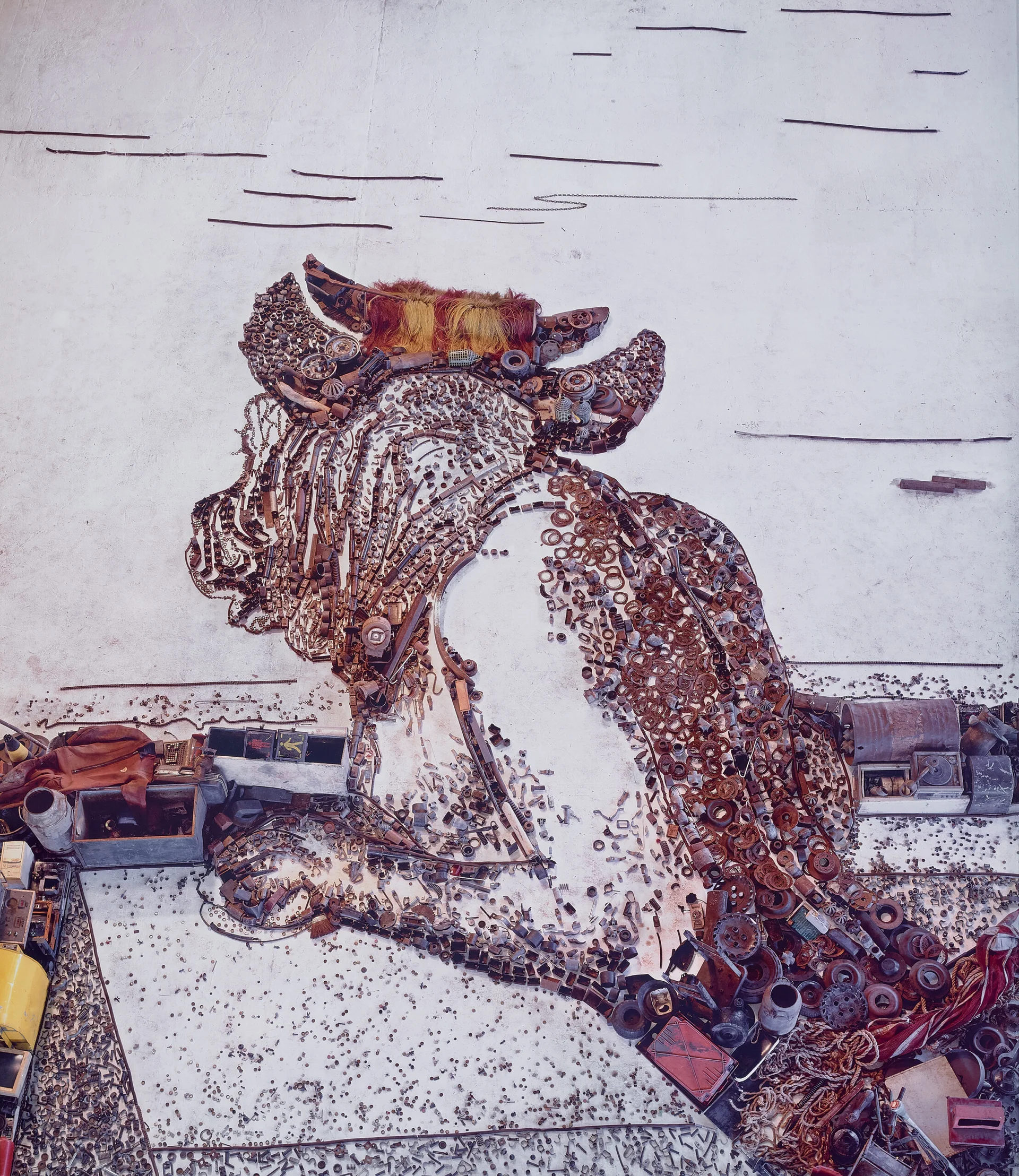 MINOTAUR AFTER GEORGE FREDERICK WATTS (FROM PICTURES OF JUNK)