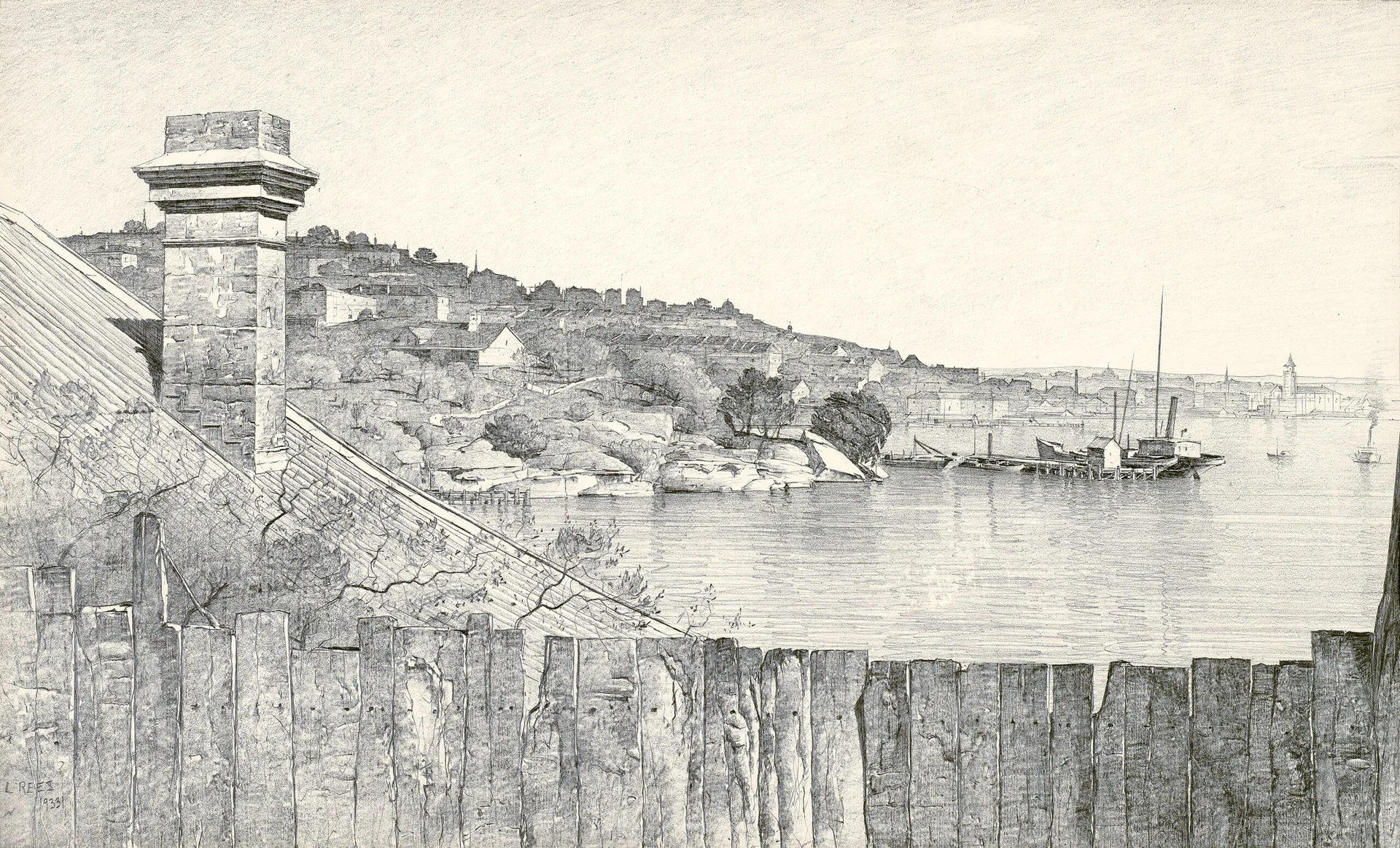 WESTERN END OF GOAT ISLAND, SYDNEY HARBOUR