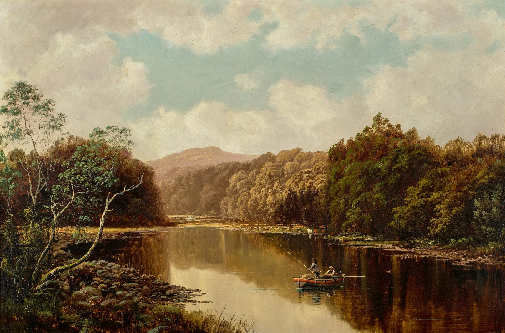 RIVER LANDSCAPE, TASMANIA